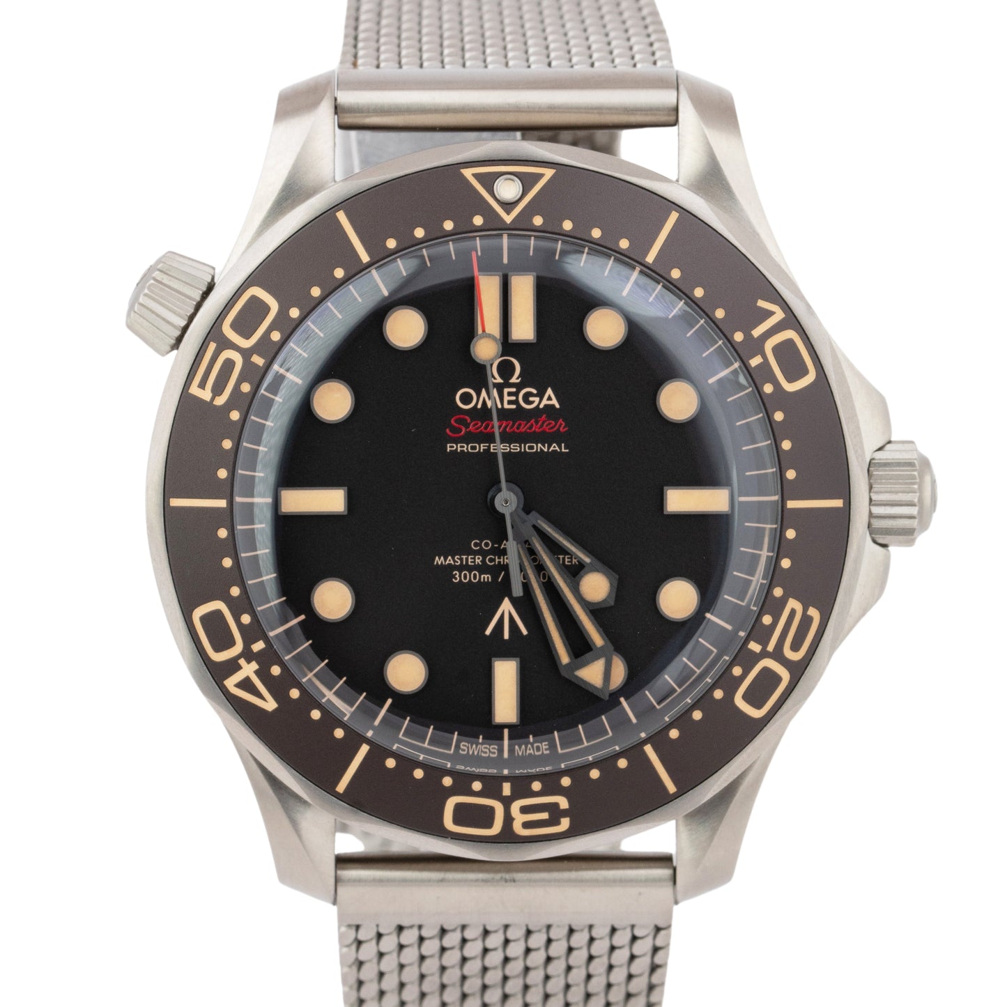 MINT PAPERS Omega Seamaster 007 Bond 42mm Brown TITANIUM 210.92.42.20.01.001 BOX