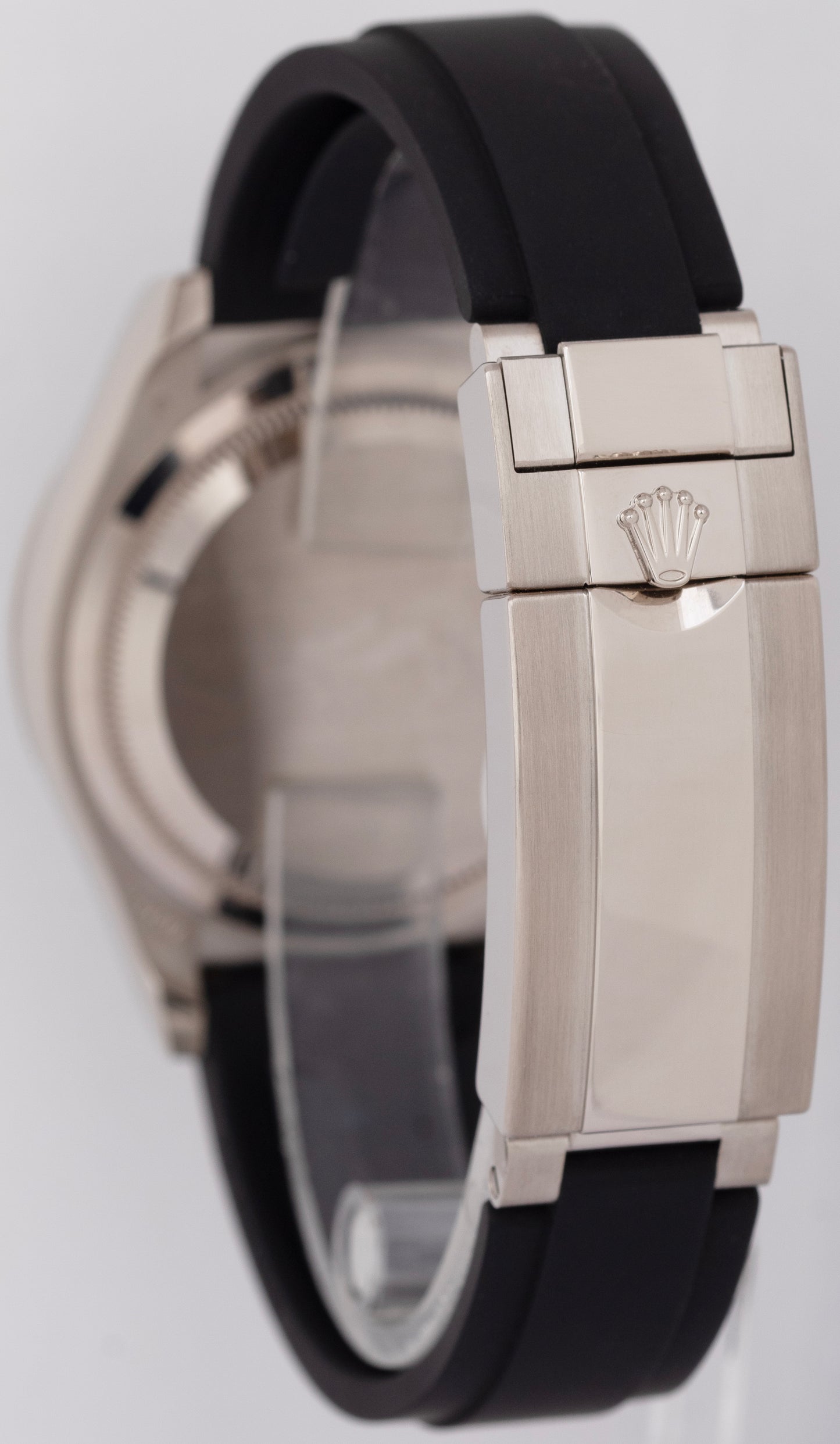 Rolex Daytona Cosmograph BLACK 18K White Gold Ceramic Oysterflex 40mm 126519 LN