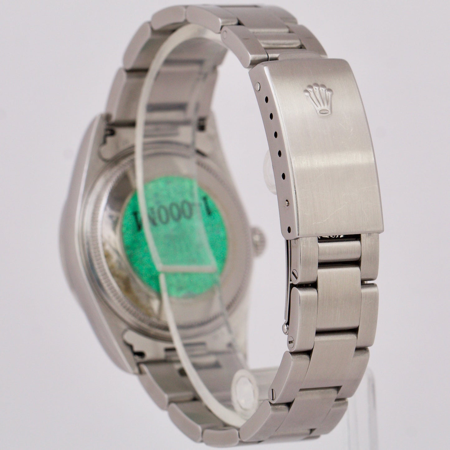 Rolex Air-King Precision BLACK Stainless Steel 34mm Automatic Watch 14000M