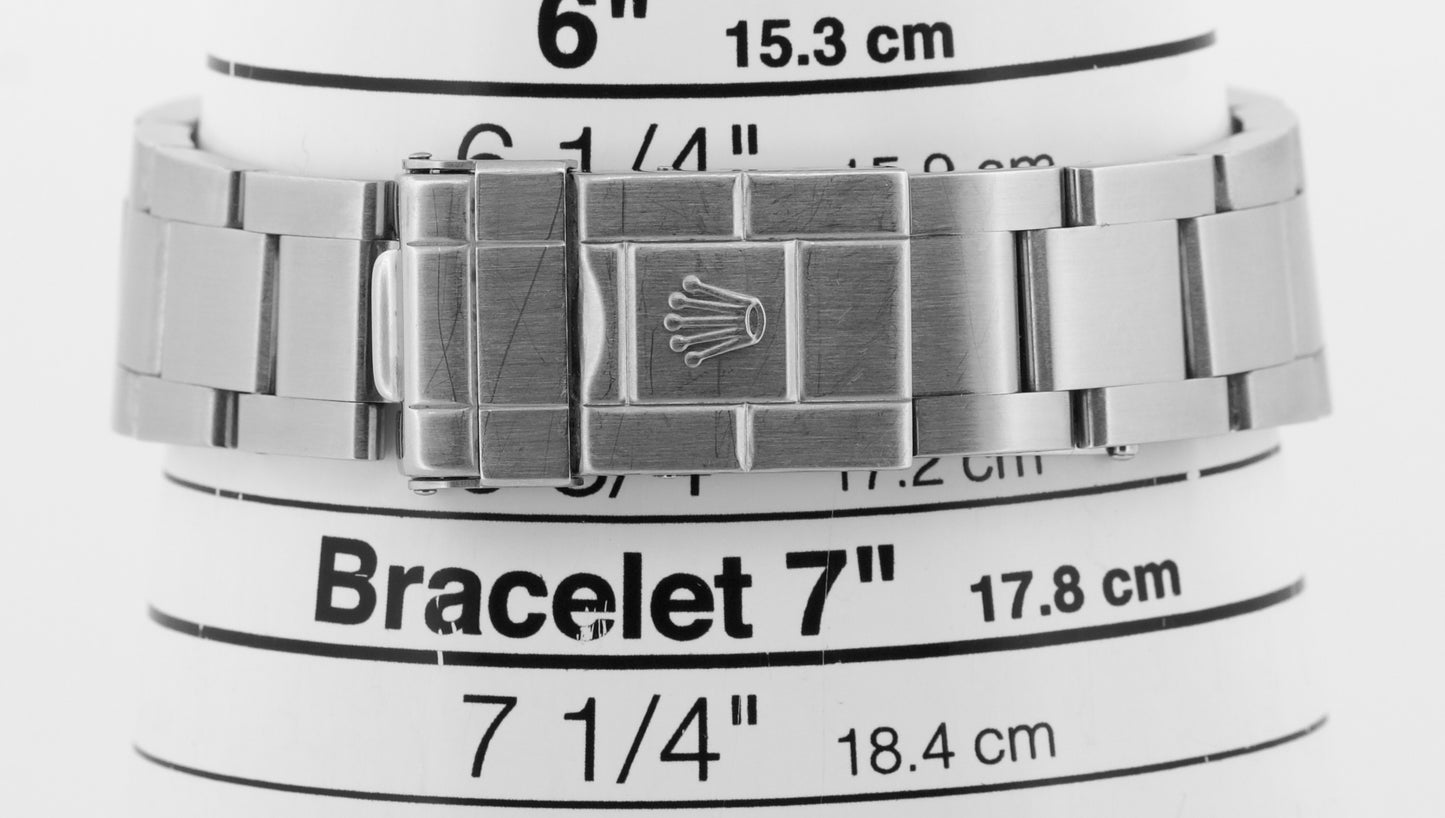 Rolex Explorer I Black 36mm 3-6-9 REHAUT Stainless Steel Automatic Watch 114270