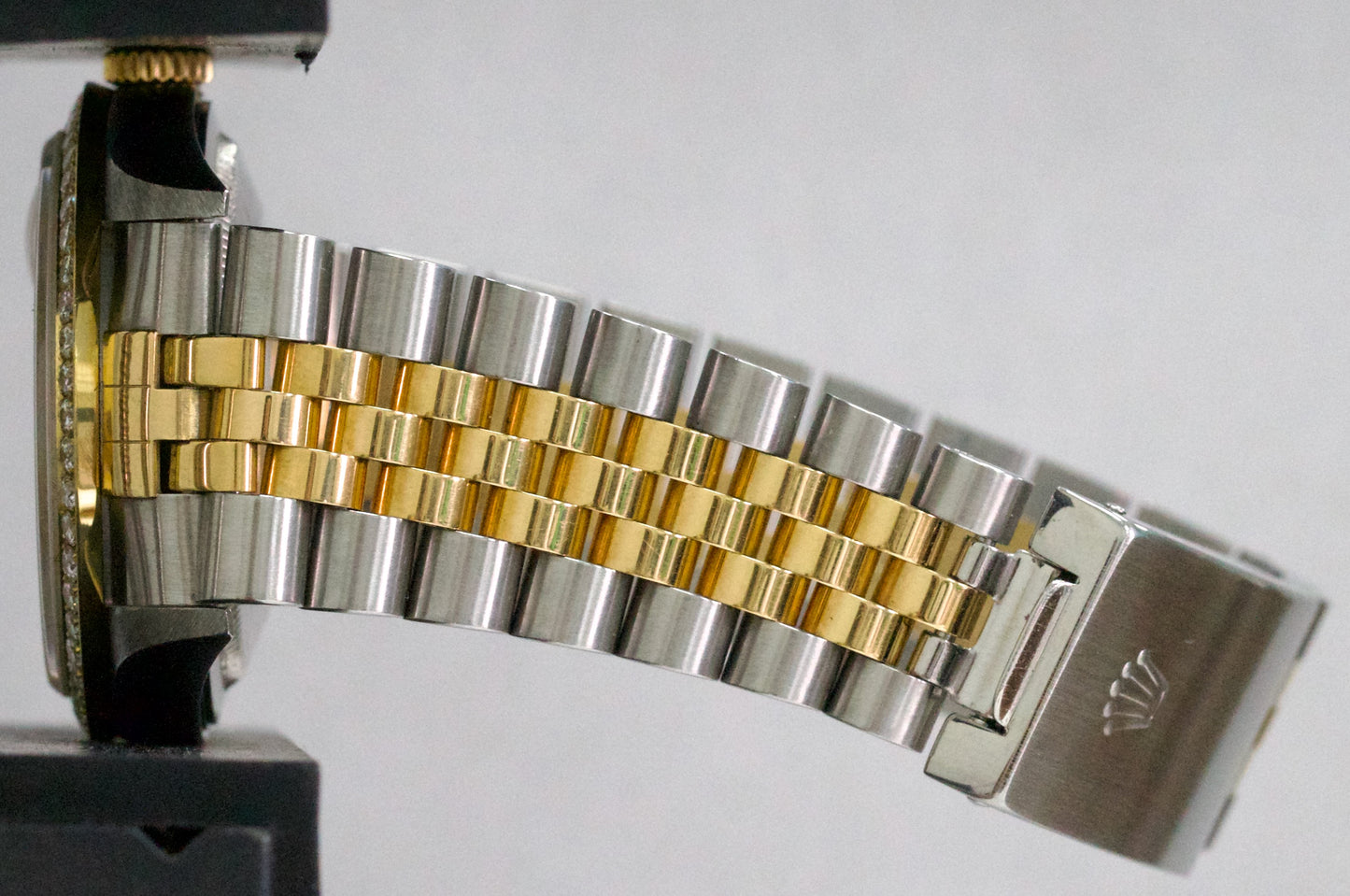 2001 PAPERS Rolex DateJust MOP DIAMOND 18K Steel Gold JUBILEE 36mm 16233 BOX