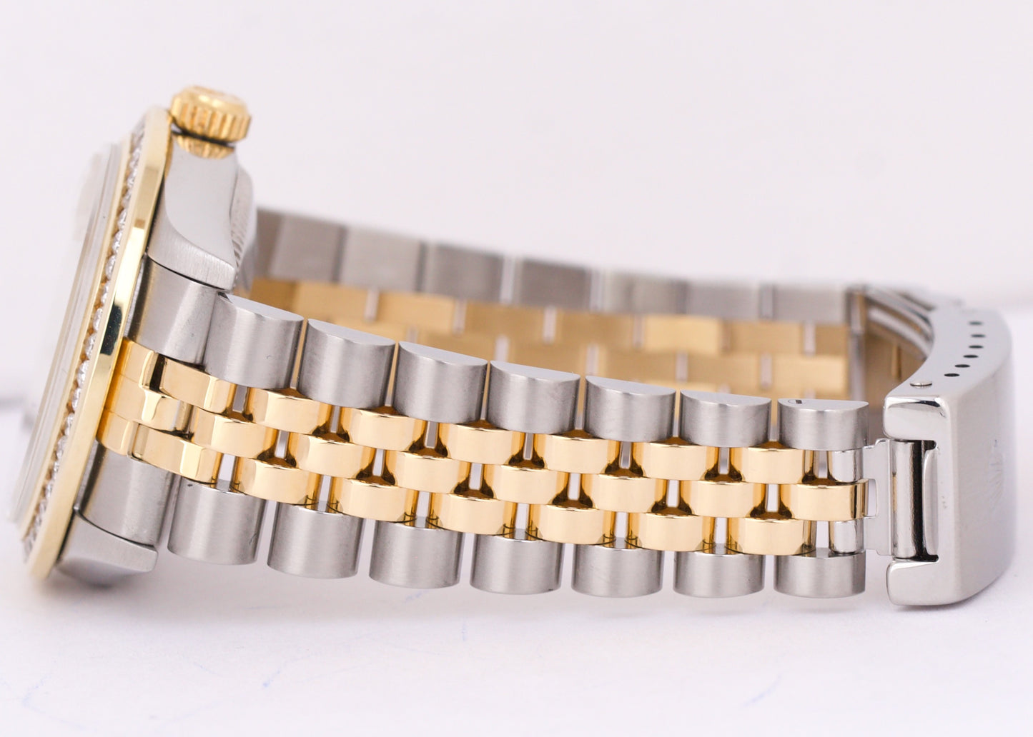 Rolex DateJust 31mm Midsize Two-Tone MOP DIAMOND Steel 18K Yellow Gold 68273 BOX