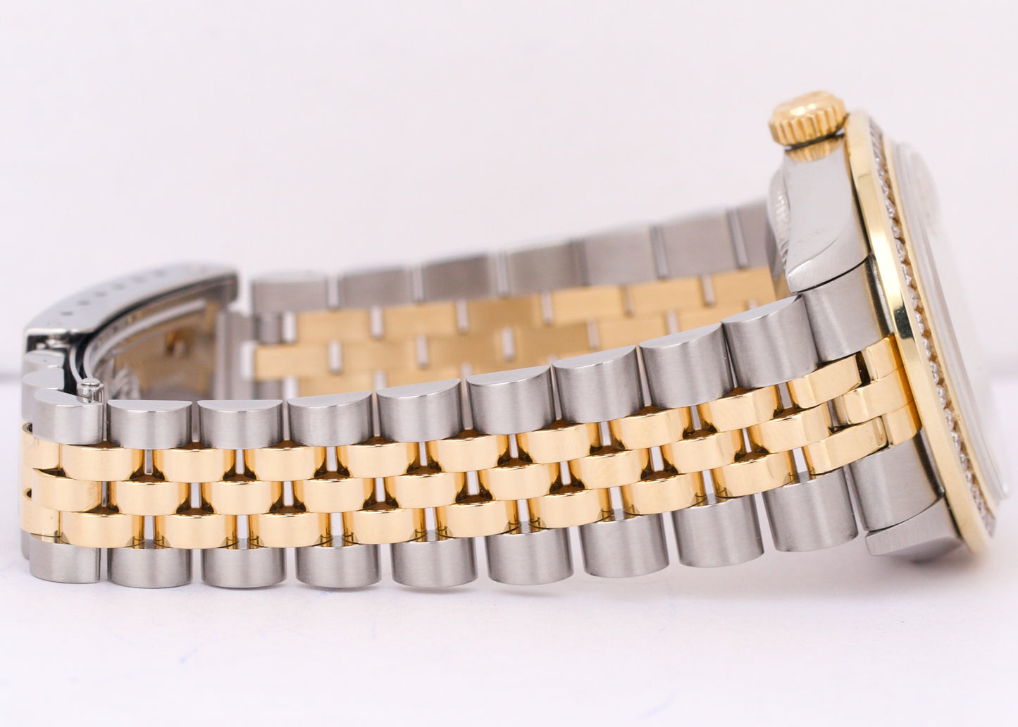 Rolex DateJust 31mm Midsize Two-Tone MOP DIAMOND Steel 18K Yellow Gold 68273 BOX