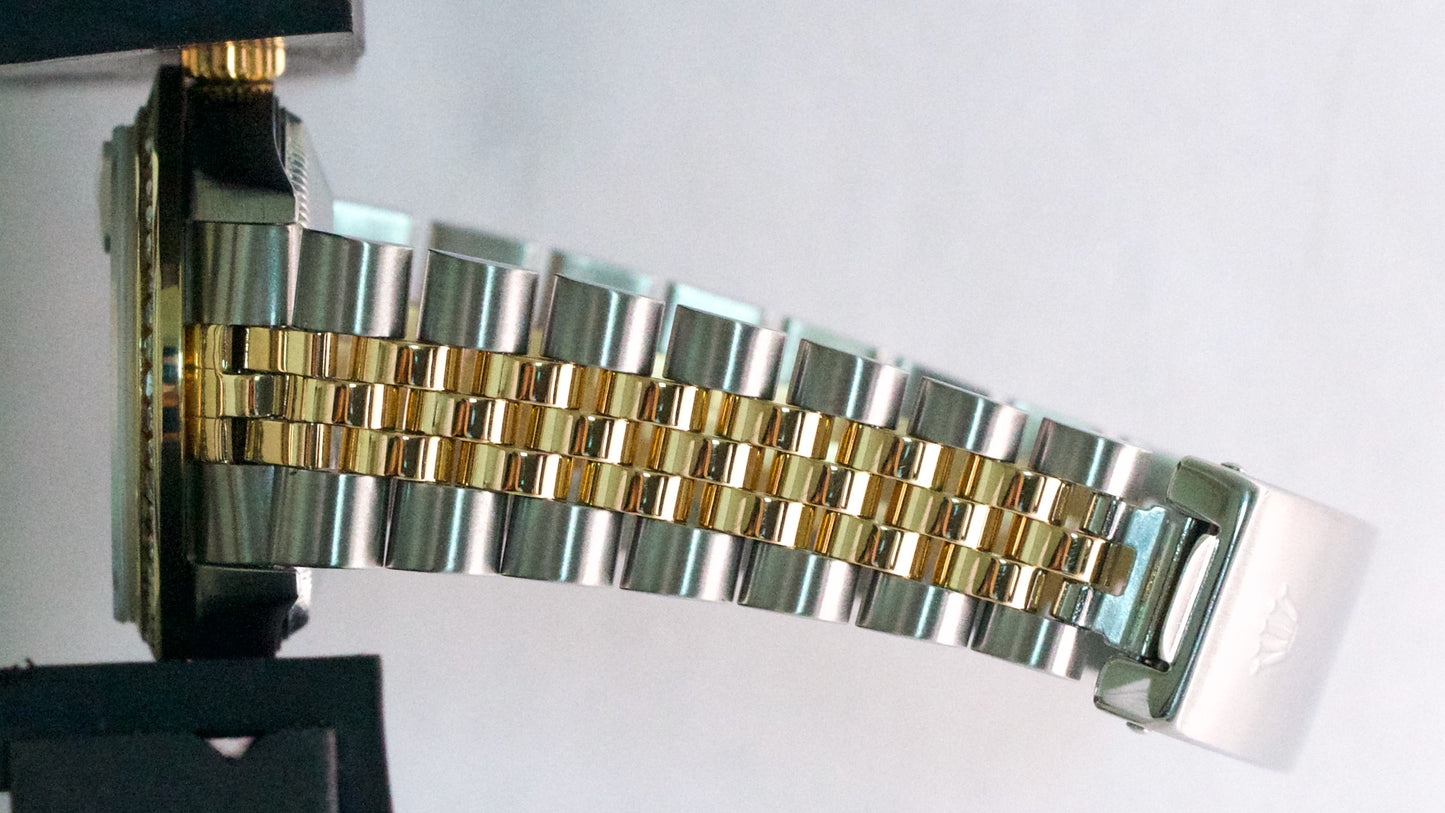 Rolex DateJust 31mm Midsize Two-Tone MOP DIAMOND Steel 18K Yellow Gold 68273 BOX