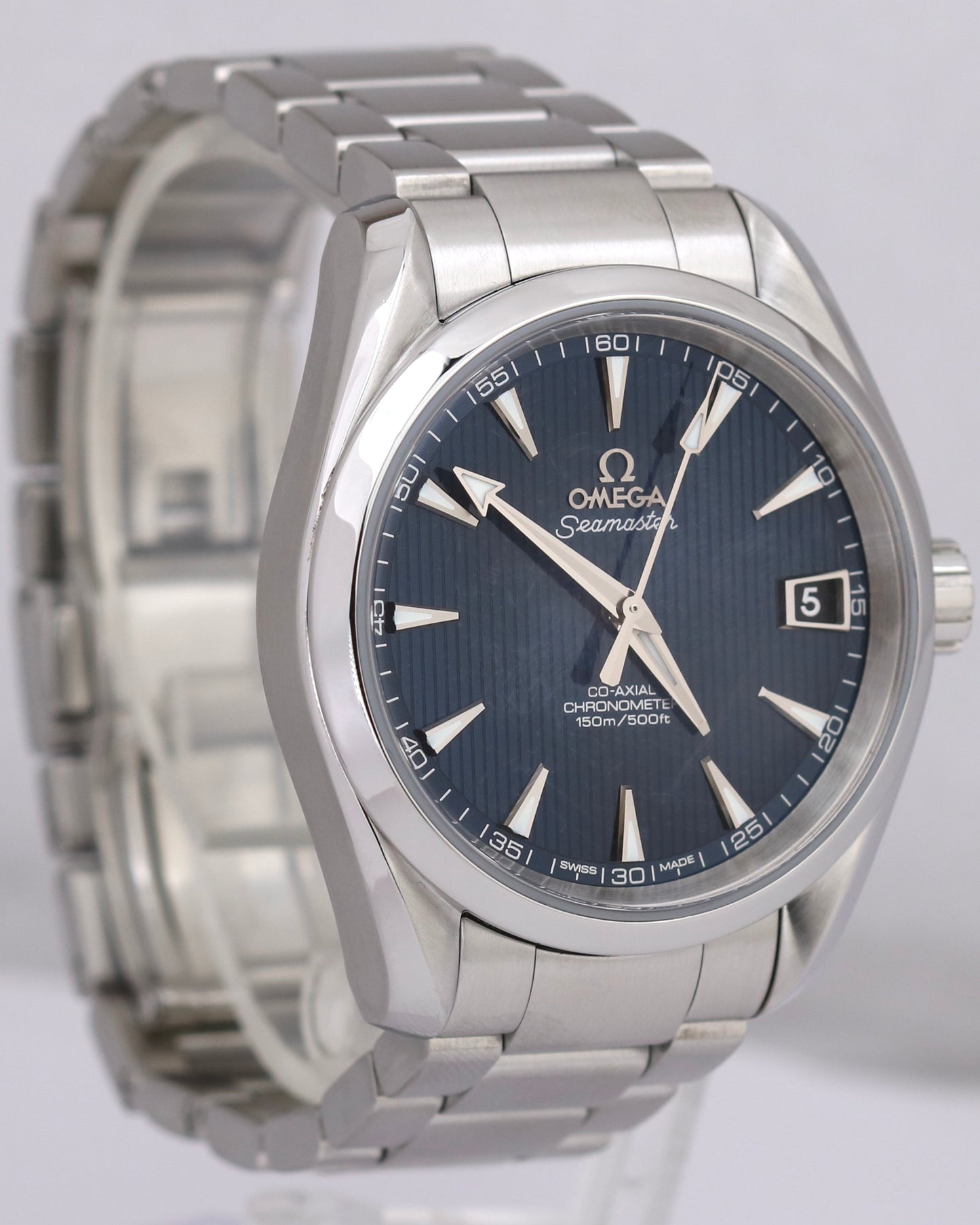 Omega Seamaster Aqua Terra BLUE Stainless Steel 38.5mm 231.10.39.21.03.001 BOX