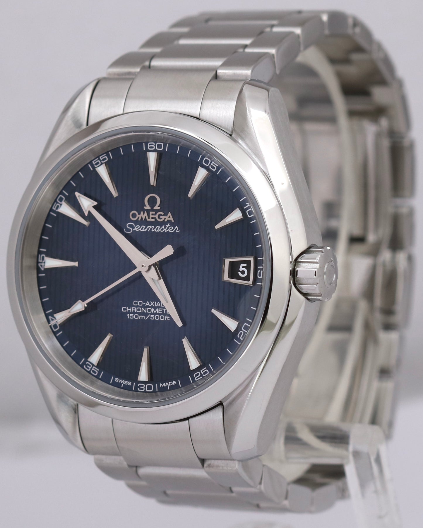 Omega Seamaster Aqua Terra BLUE Stainless Steel 38.5mm 231.10.39.21.03.001 BOX