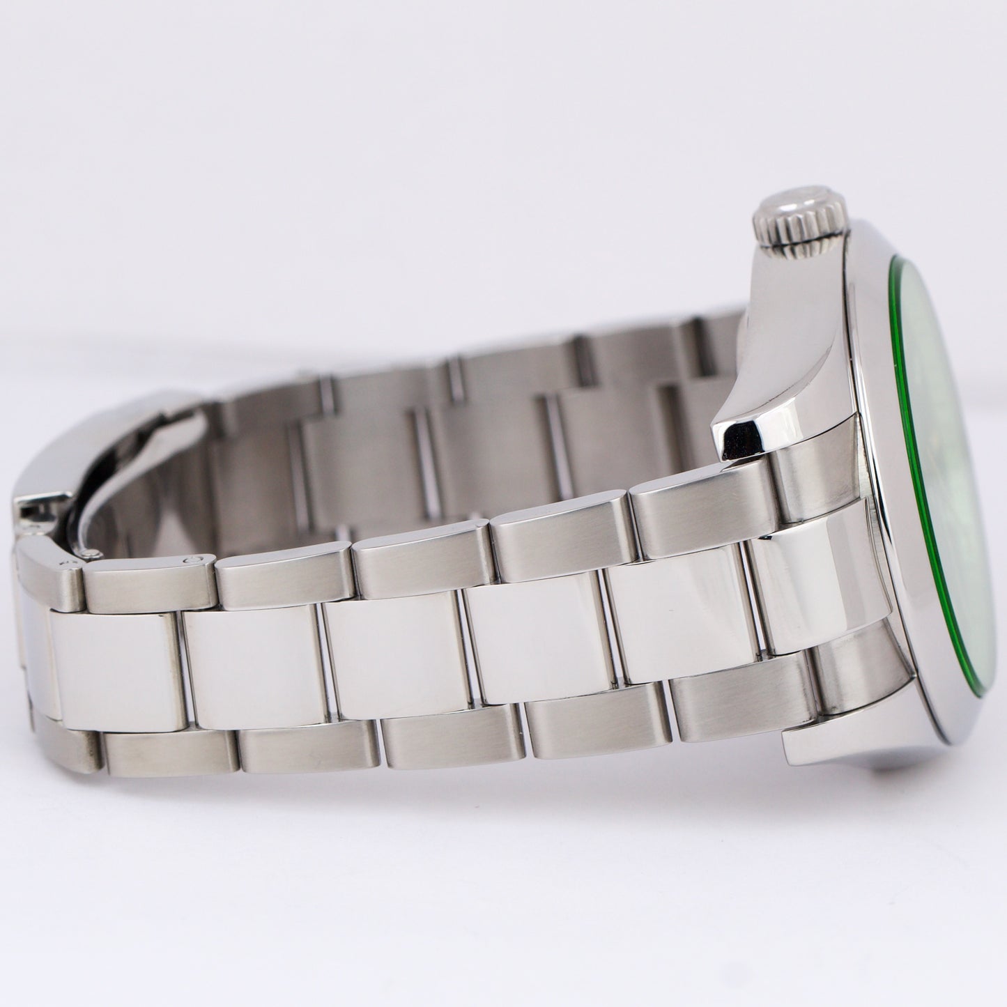 Rolex Milgauss Green Anniversary BLACK Stainless Steel Oyster 40mm 116400GV