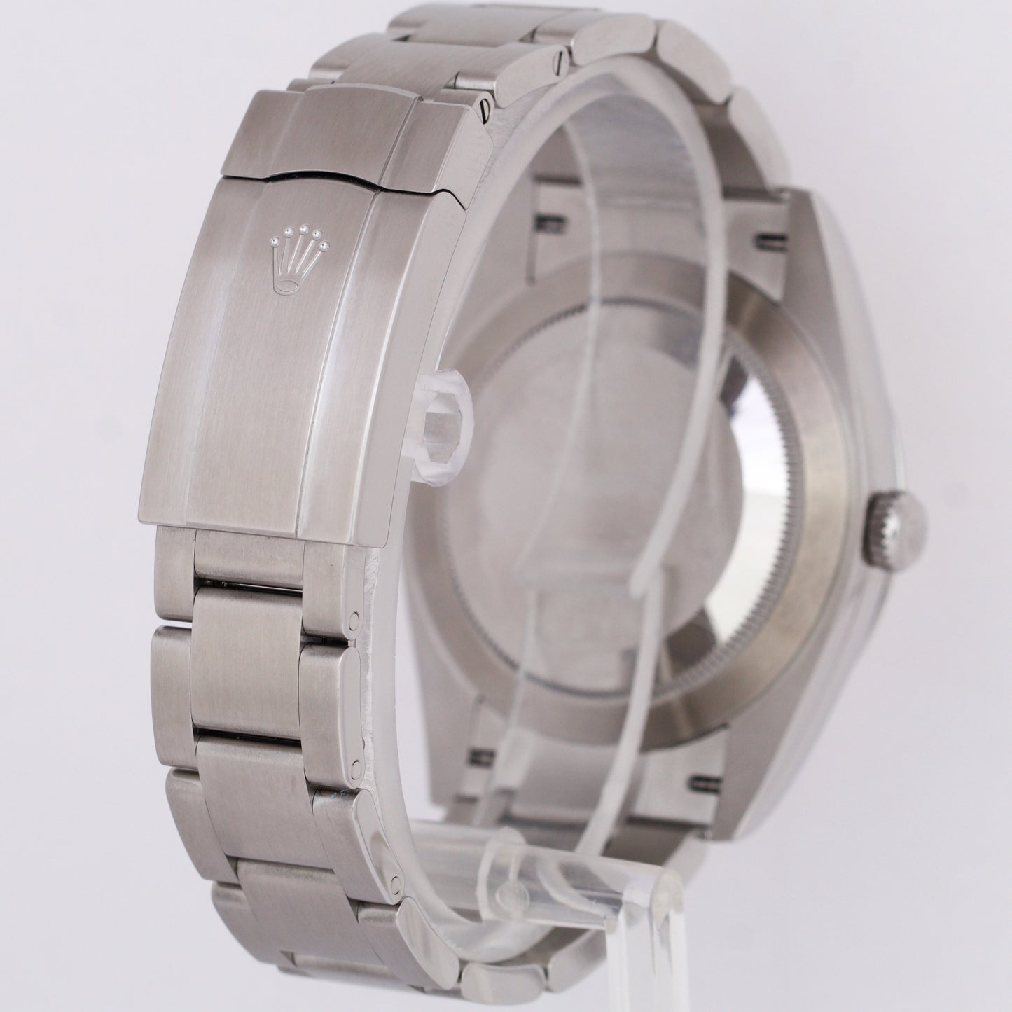 MINT 2023 PAPERS Rolex Oyster Perpetual SILVER Stainless Steel 41mm 124300 BOX