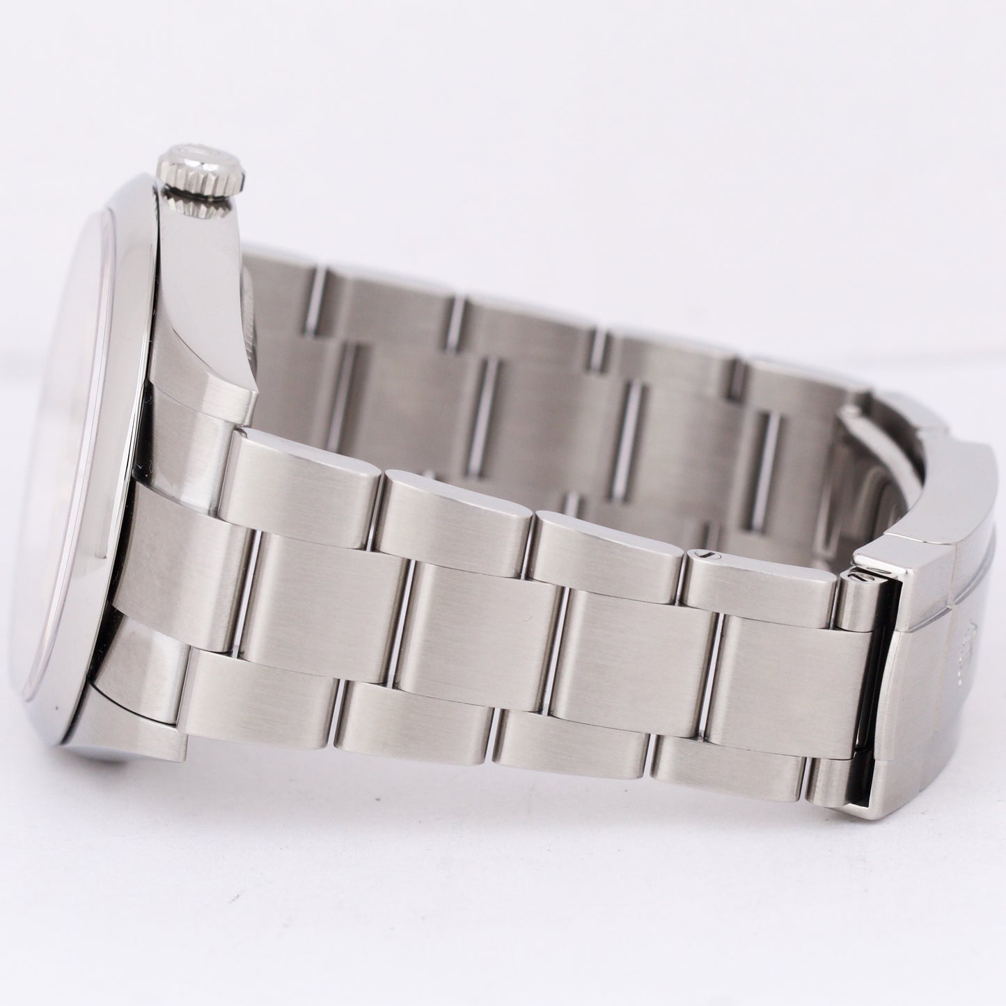 MINT 2023 PAPERS Rolex Oyster Perpetual SILVER Stainless Steel 41mm 124300 BOX