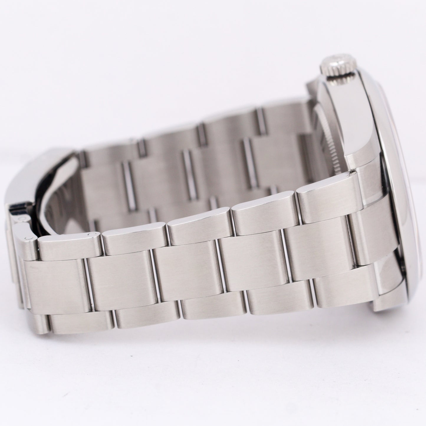 MINT 2023 PAPERS Rolex Oyster Perpetual SILVER Stainless Steel 41mm 124300 BOX