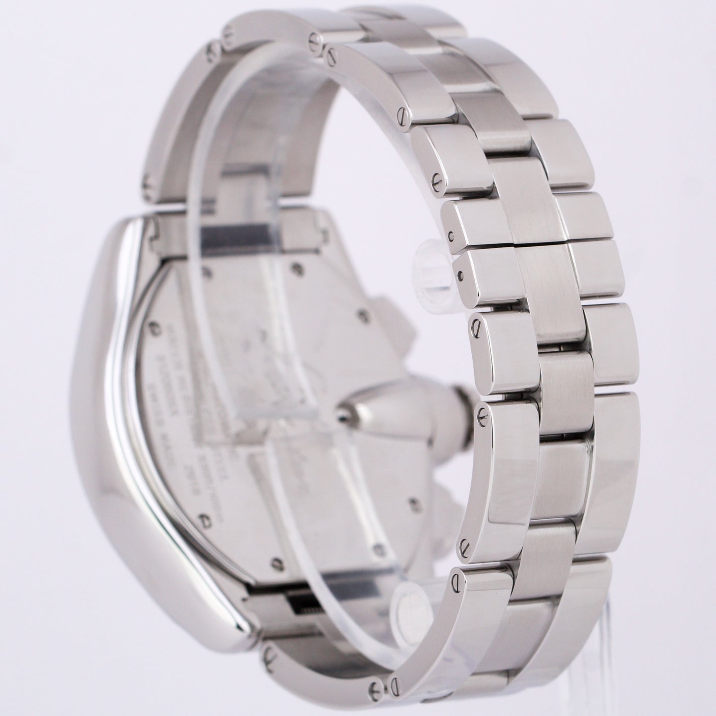 Cartier Roadster XL Stainless Steel Silver 43mm Roman Date Watch 2618 W62019X6
