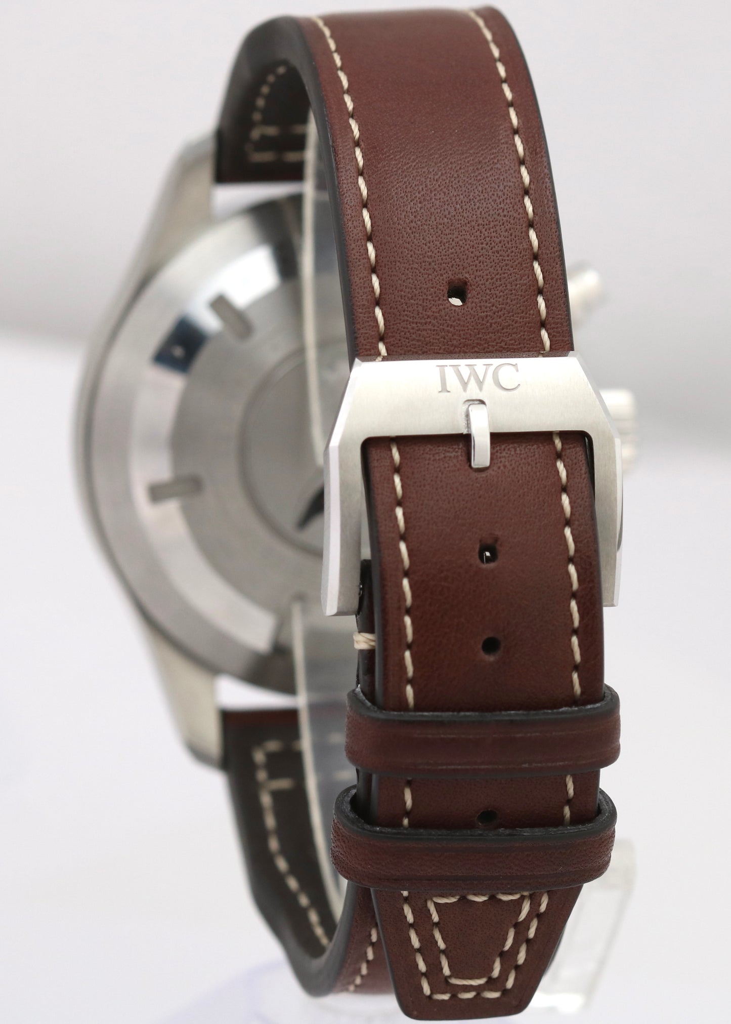 NEW PAPERS IWC Pilot Le Petit Prince Blue 43mm Steel Chronograph IW377714 BOX