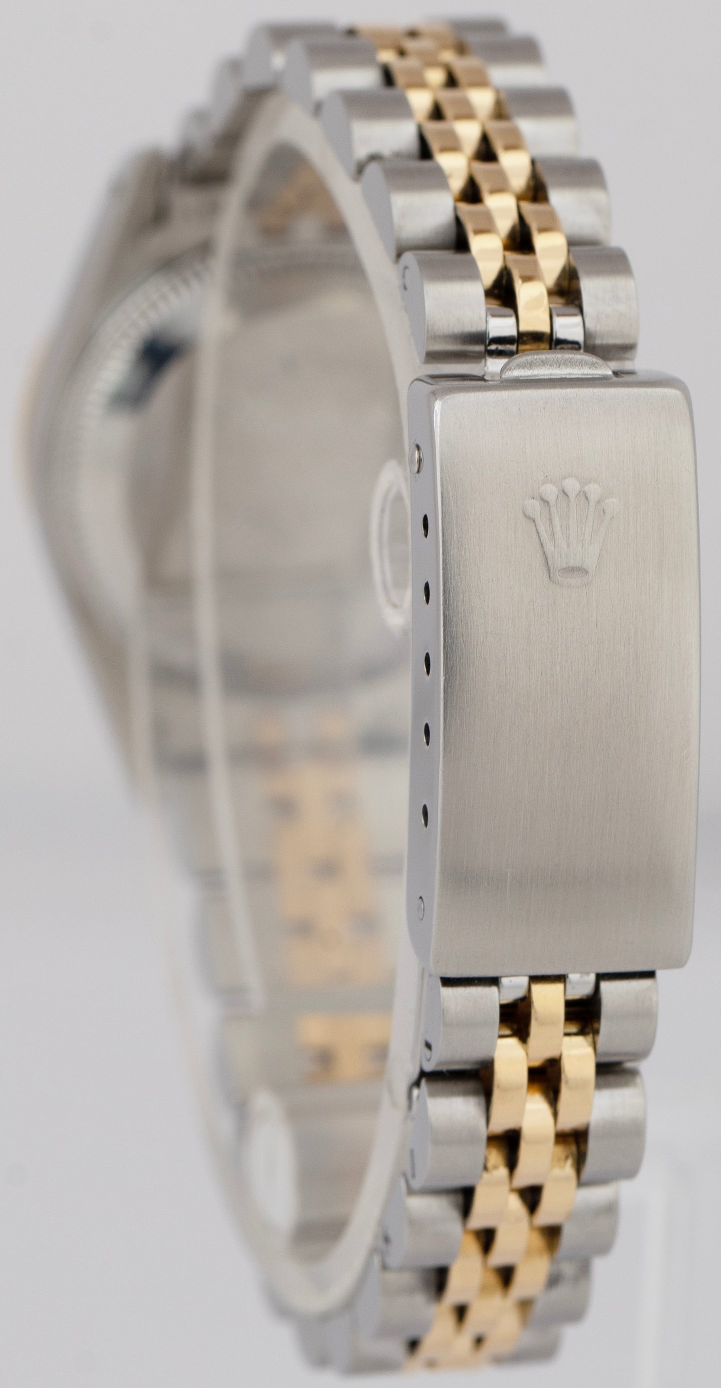 Rolex Oyster Perpetual 24mm Two-Tone Yellow Gold CHAMPAGNE Jubilee Watch 67193