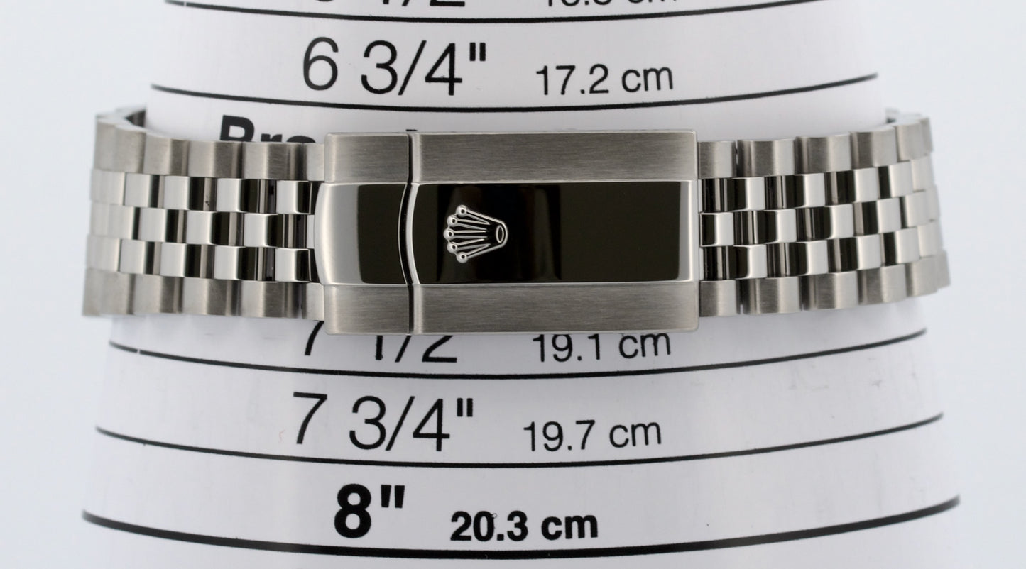 2022 PAPERS Rolex DateJust WIMBLEDON Rhodium Roman Steel JUBILEE 36mm 126200 BOX