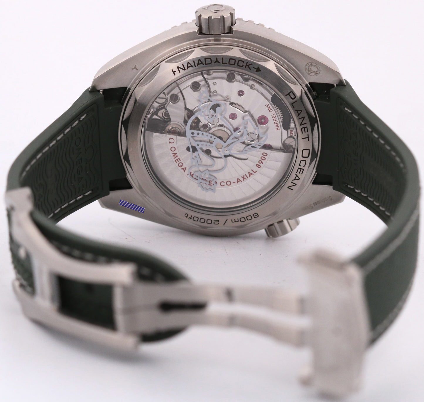 NEW PAPERS Omega Seamaster Planet Ocean 600M Steel GREEN 215.32.44.21.06.001 BOX