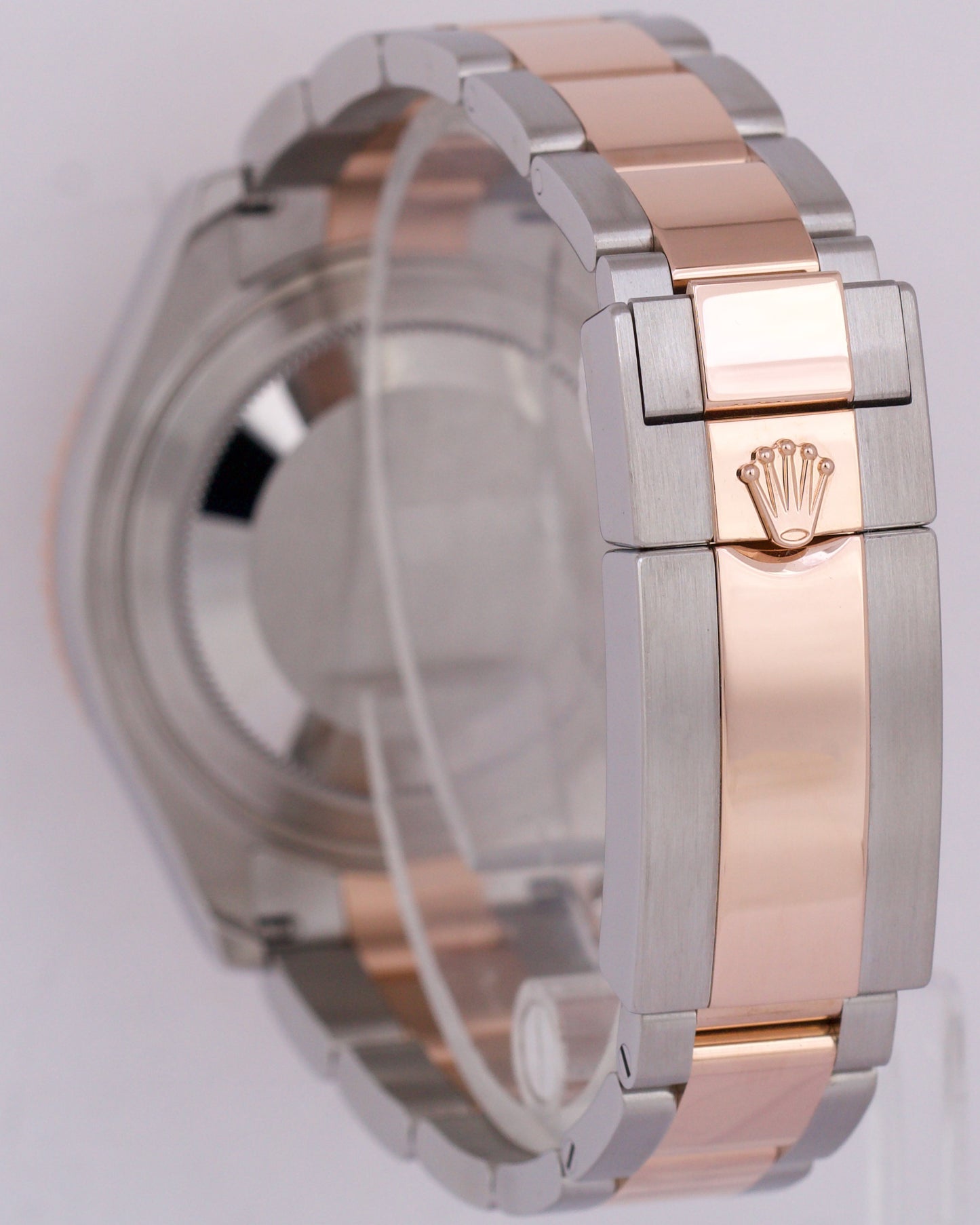 MINT 2023 Rolex Yacht-Master 37mm Two-Tone 18K Rose CHOCOLATE Brown 268621 Watch