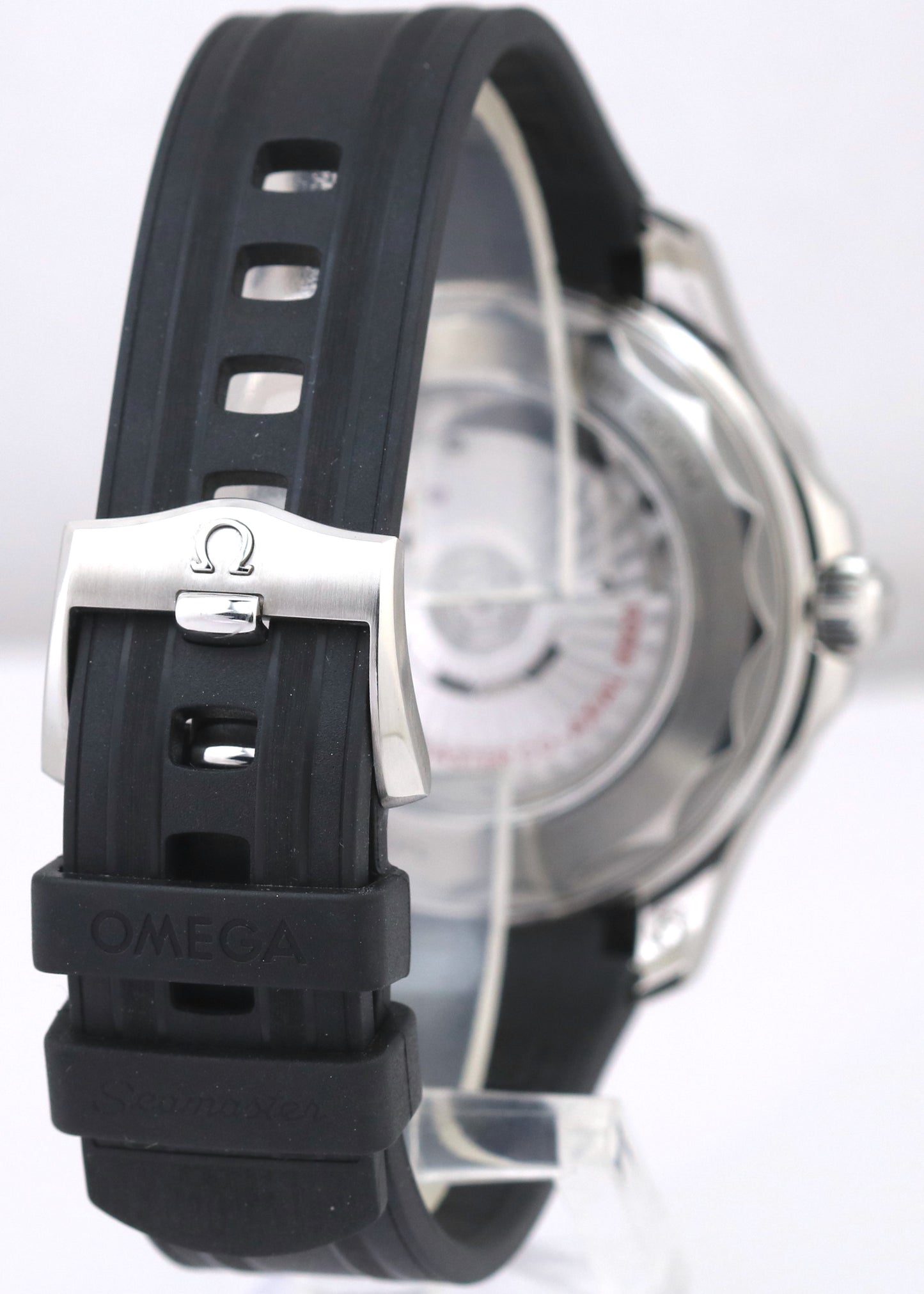 MINT Omega Seamaster Steel Black Rubber Watch 210.32.42.20.01.001 42mm Watch BOX
