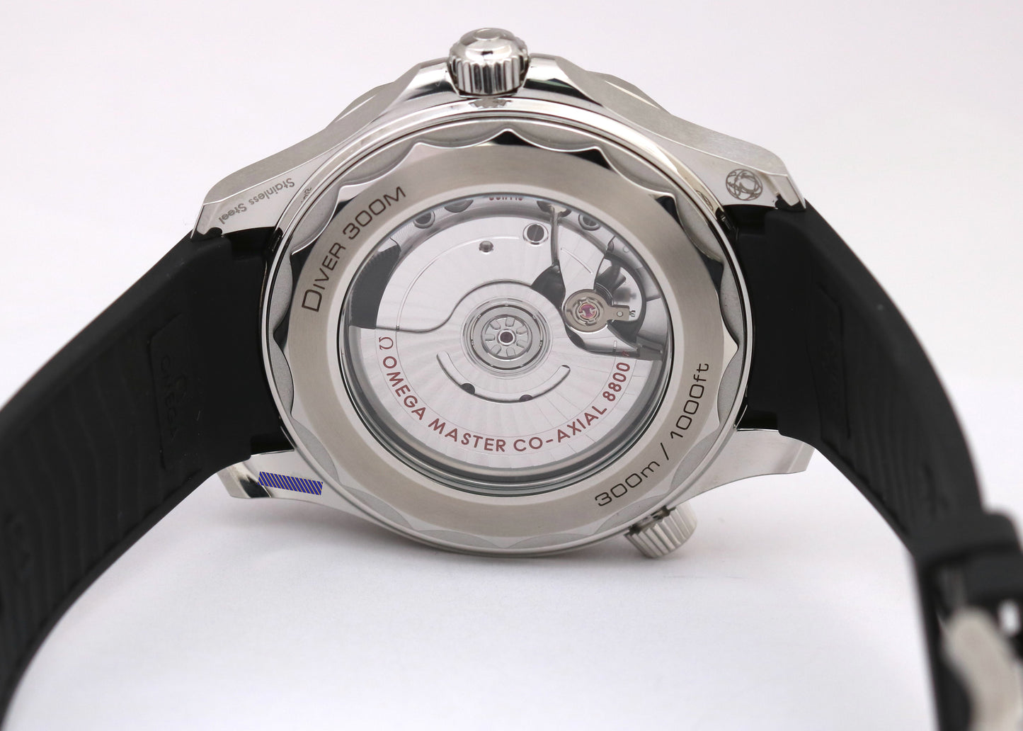 MINT Omega Seamaster Steel Black Rubber Watch 210.32.42.20.01.001 42mm Watch BOX