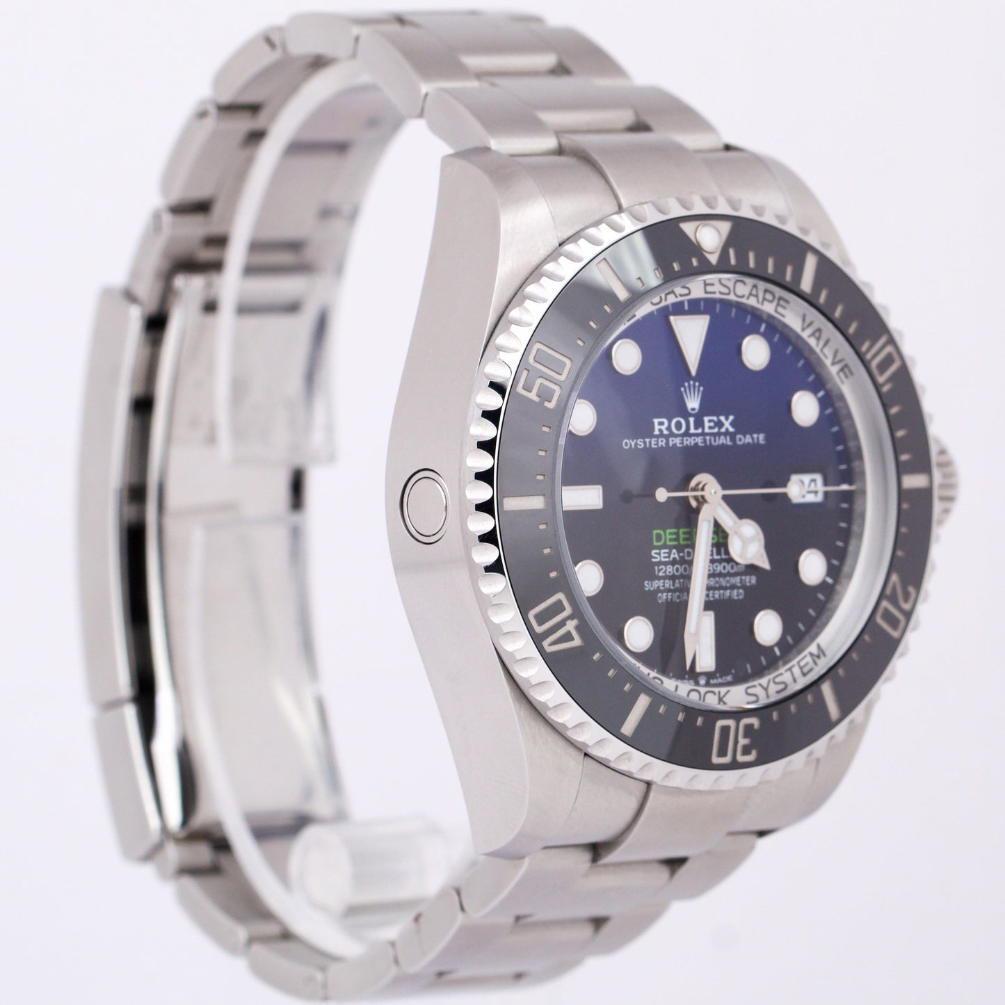 AUG 2023 Rolex Sea-Dweller Deepsea PAPERS James Cameron Blue 44mm 136660 B+P
