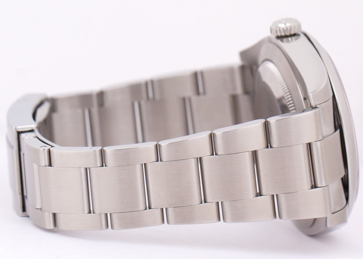 MINT NEW PAPERS Rolex Oyster Perpetual 41mm SILVER Steel Watch 124300 Watch BOX