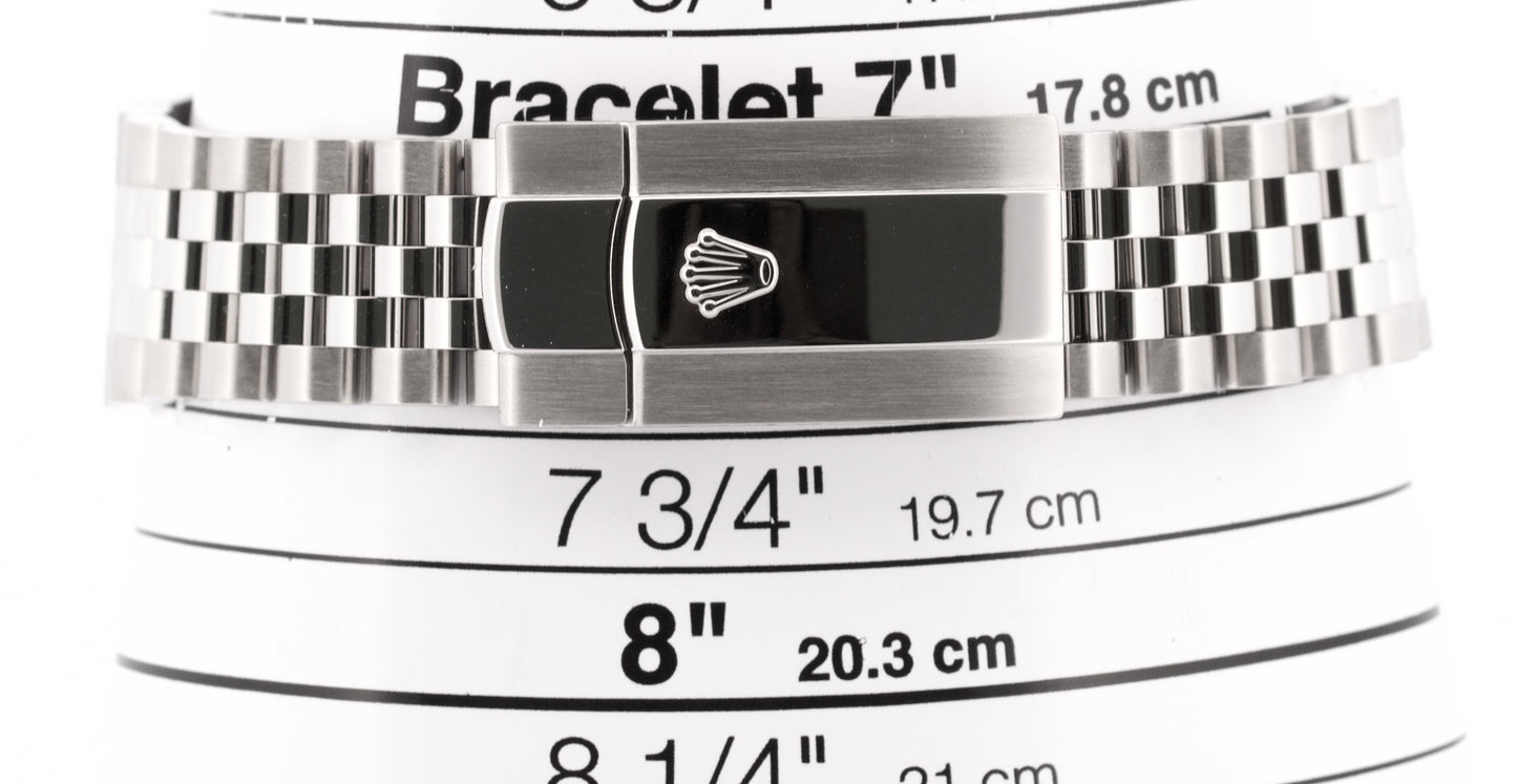 2021 PAPERS Rolex DateJust 41 WHITE 18K Steel JUBILEE Fluted 41mm 126334 BOX