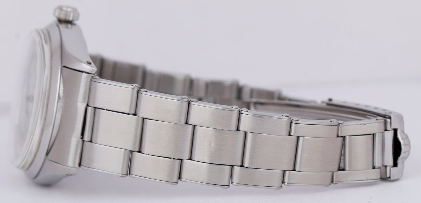 1962 Rolex Oyster Perpetual Air-King Super Precision Silver 34mm Stainless 5500