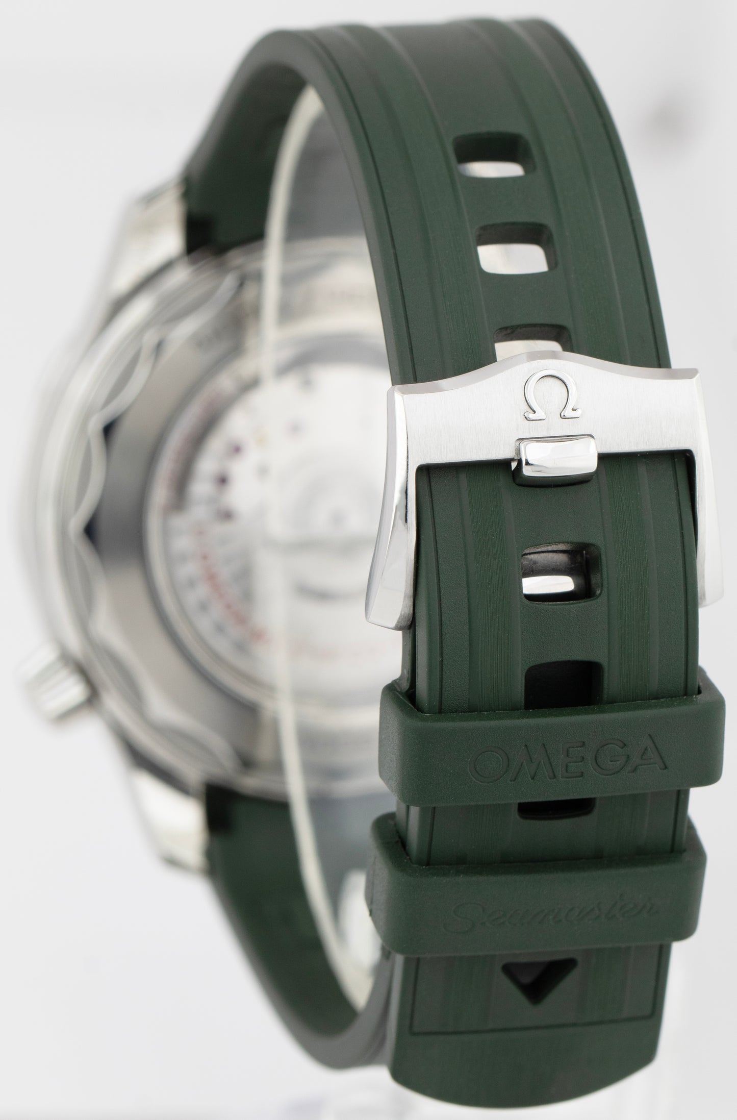 2023 PAPERS Omega Seamaster Steel Green 42mm Watch 210.32.42.20.10.001 B+P