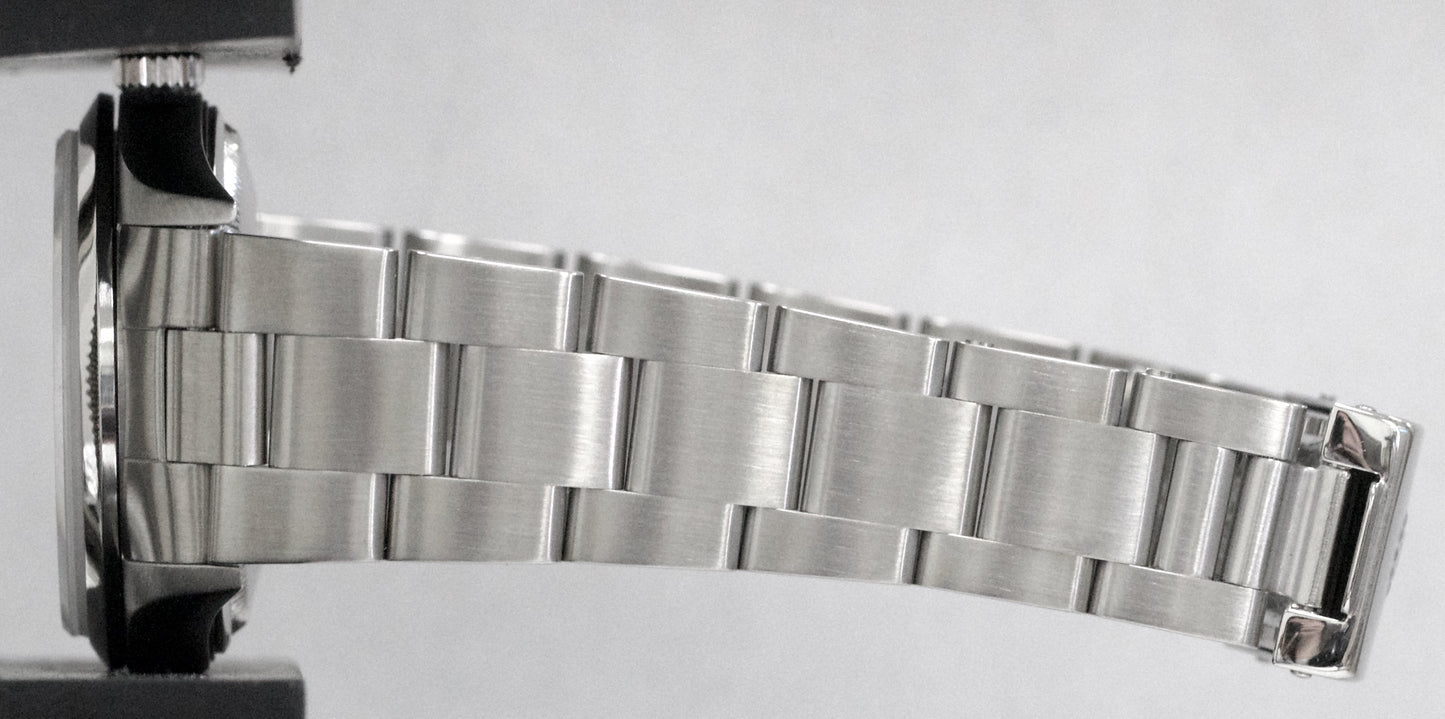 2004 PAPERS Rolex Oyster Perpetual Air-King SILVER Oyster 34mm Steel 14000M BOX