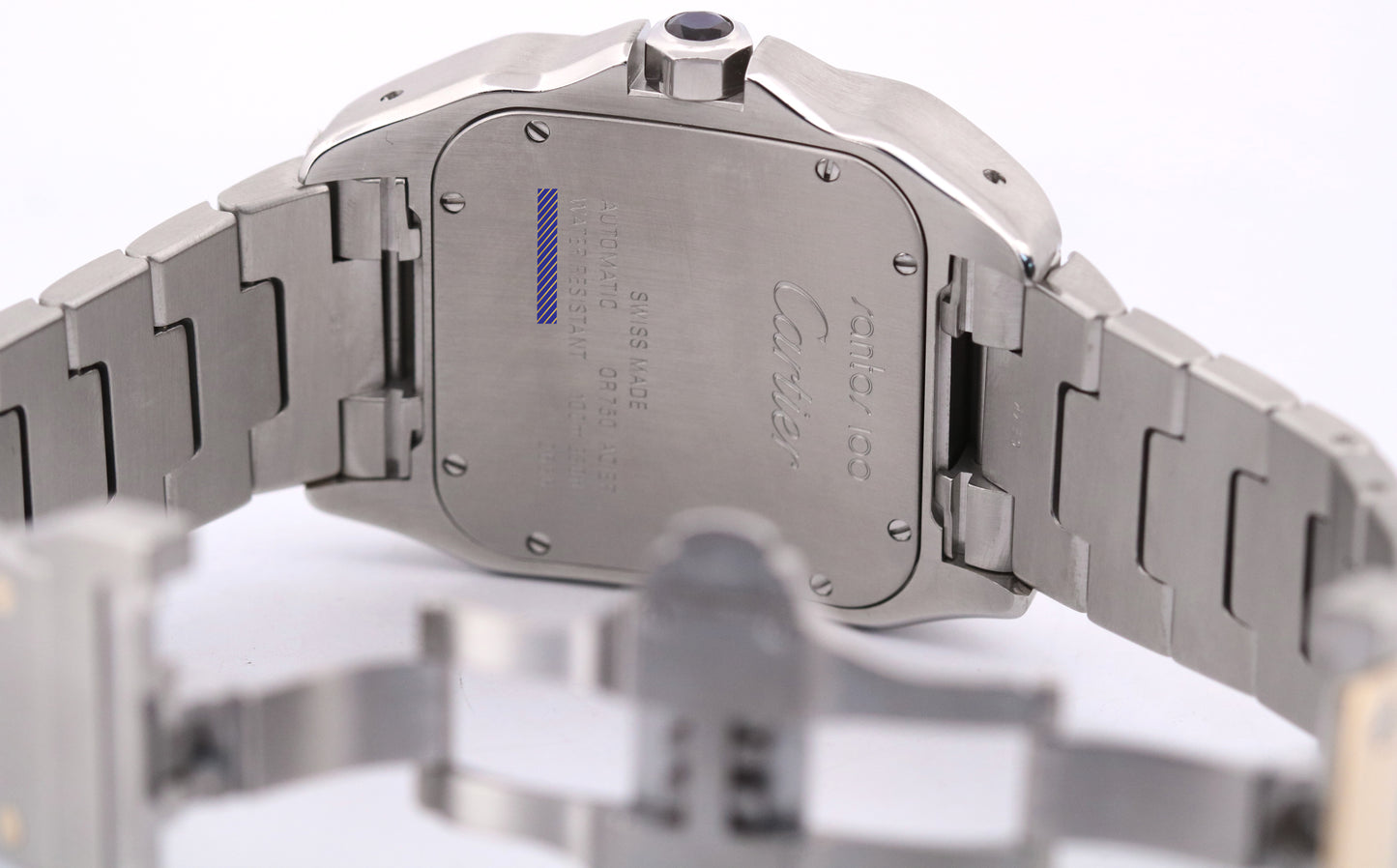 Cartier Santos 100 XL TWO-TONE Stainless Steel 18K Gold 38mm 2656 W200728G Watch