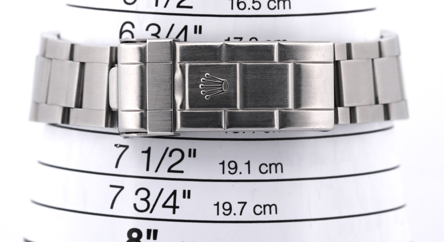 UNPOLISHED 1990 Rolex Sea-Dweller 16600 40mm BLACK Oyster Stainless Steel Watch