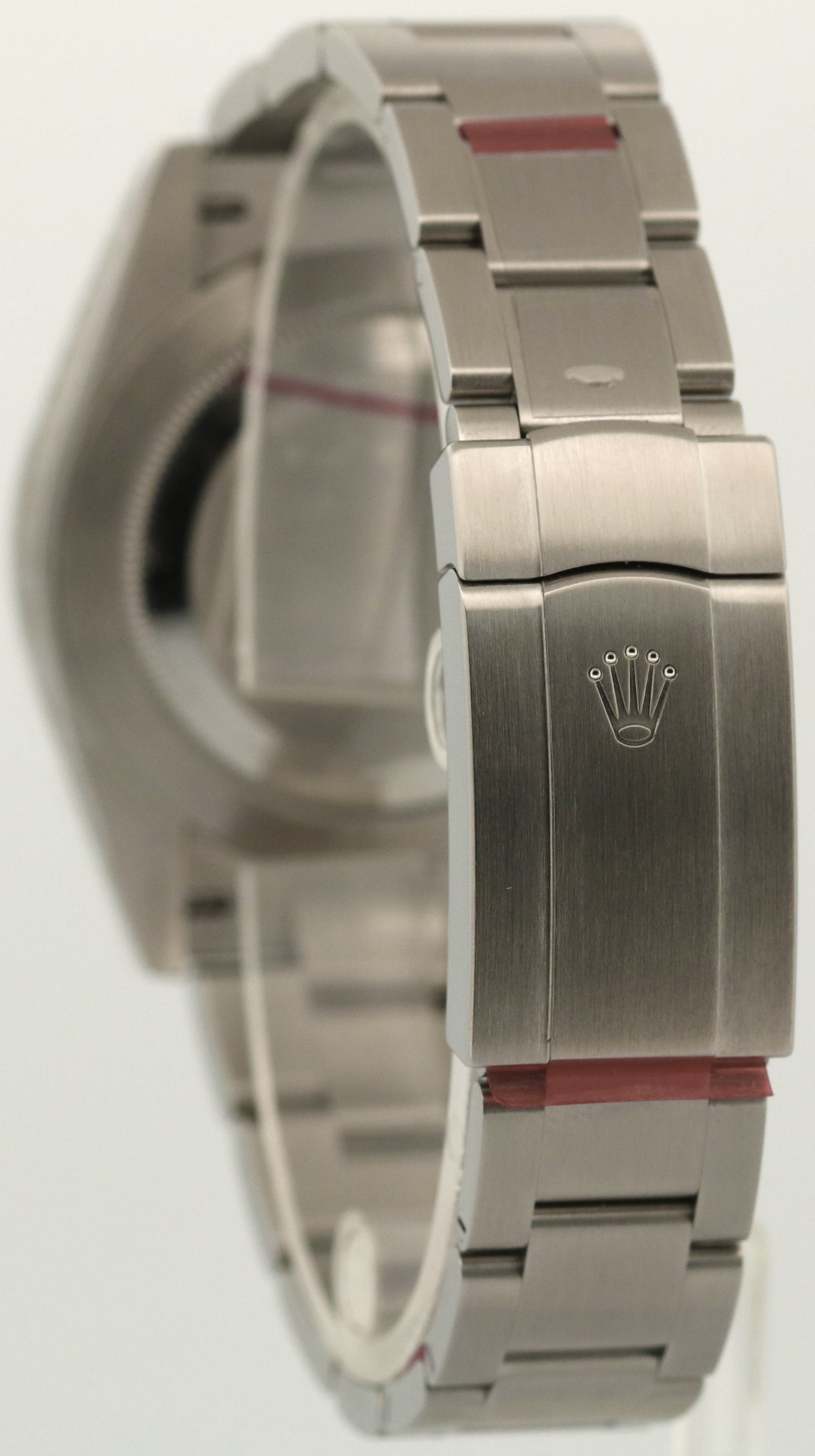 STICKERED 2024 PAPERS Rolex Oyster Perpetual 41 GREEN Steel 41mm 124300 BOX
