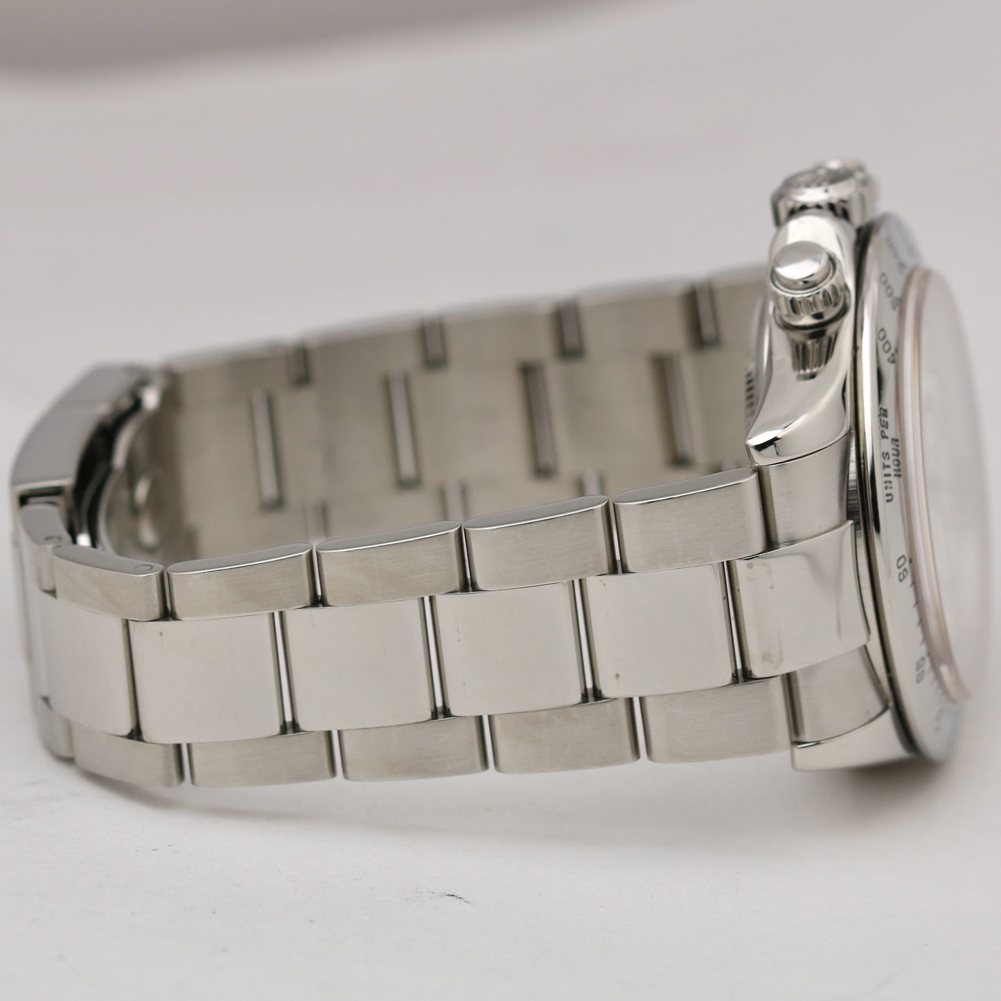 Rolex Daytona WHITE Cream PANNA Stainless F SERIAL THIN HANDS Watch 40mm 116520