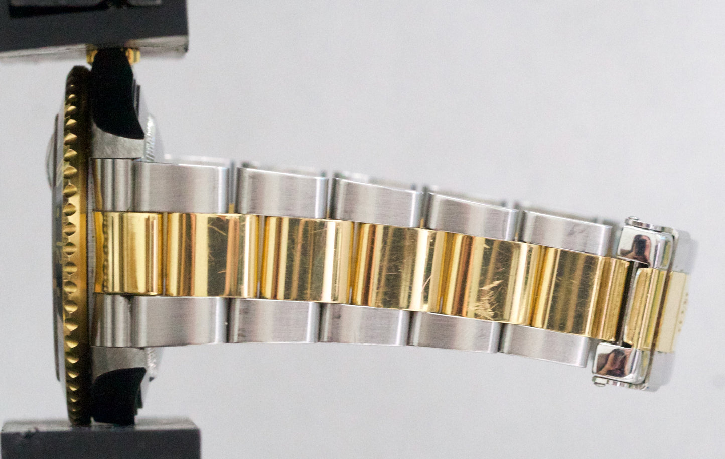 UNPOLISHED PAPERS Rolex GMT-Master II BLACK 18K Gold Steel OYSTER 40mm 16713 BOX