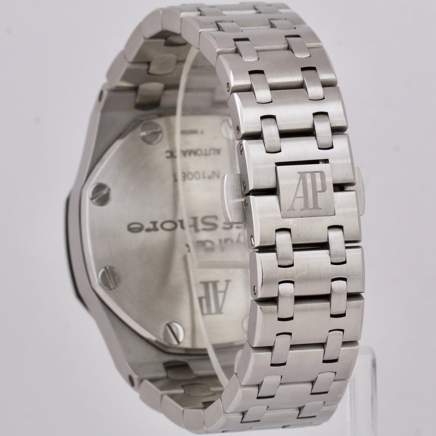 PAPERS Audemars Piguet Royal Oak Offshore Black 25721ST Stainless Watch B+P