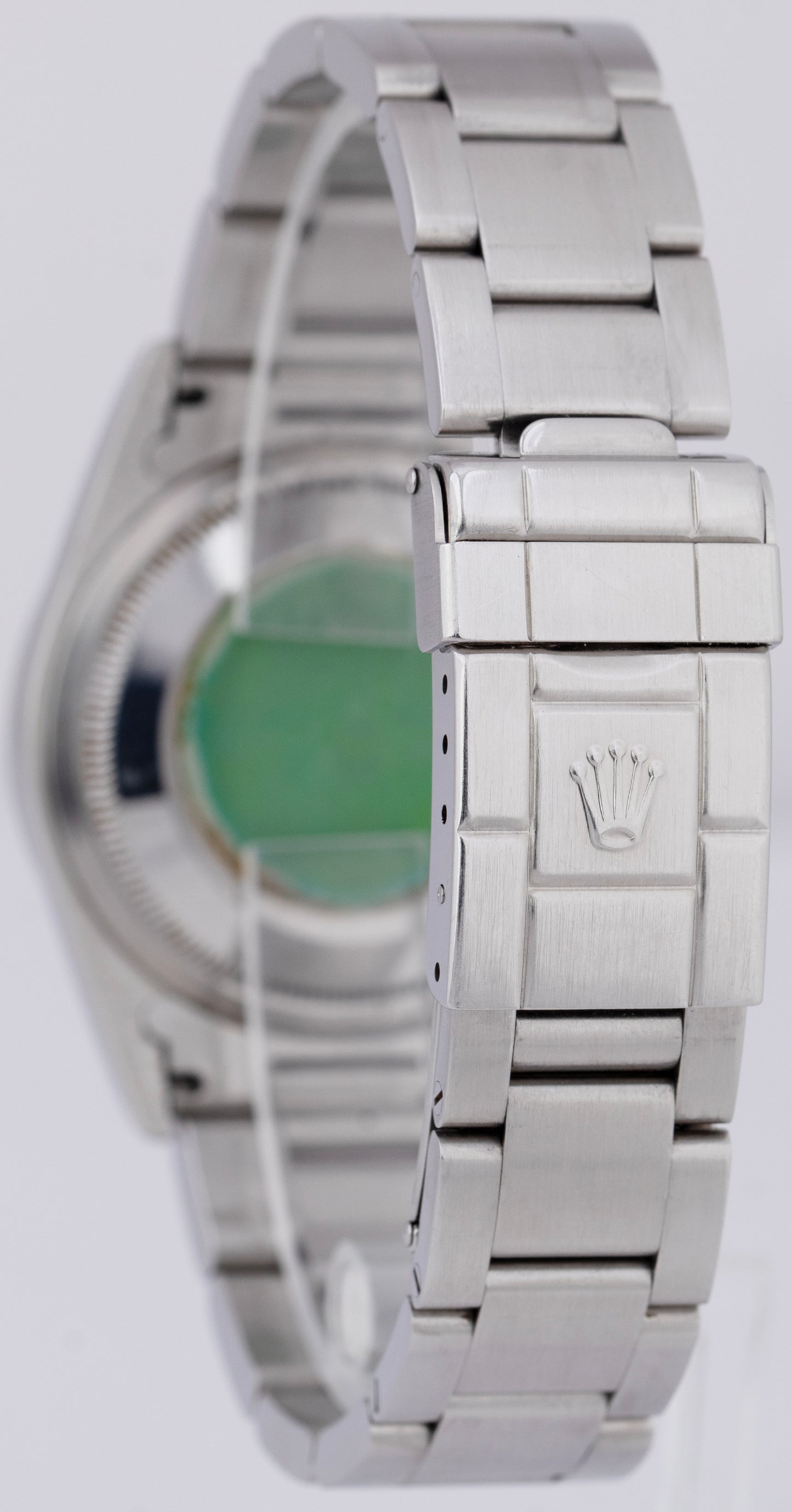 UNPOL. Rolex Explorer I Black 36mm Automatic Stainless 3-6-9 Oyster Watch 14270