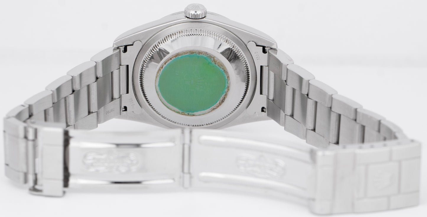 UNPOL. Rolex Explorer I Black 36mm Automatic Stainless 3-6-9 Oyster Watch 14270
