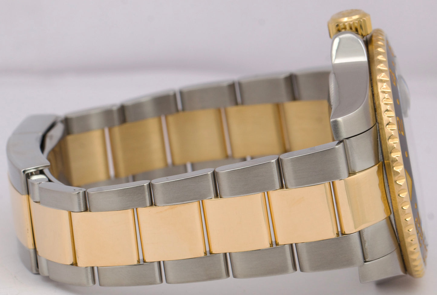 PAPERS Rolex GMT-Master II BLACK Ceramic 18K Gold Steel 40mm 116713 LN Watch BOX