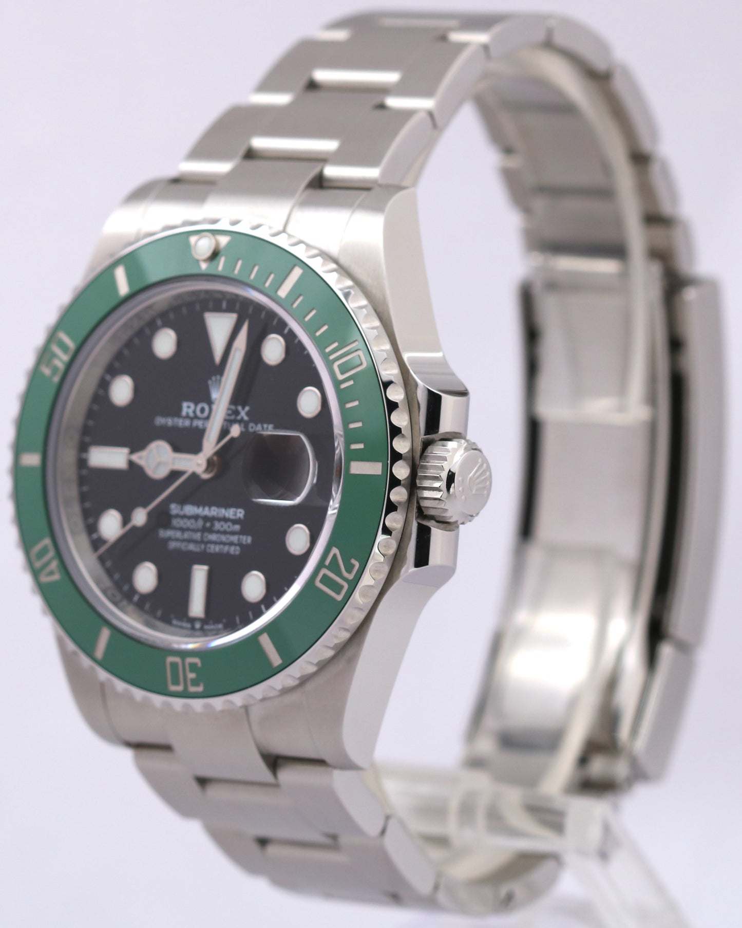 MINT 2021 PAPERS Rolex Submariner 41 Date GREEN KERMIT Steel 41mm 126610 LV BOX