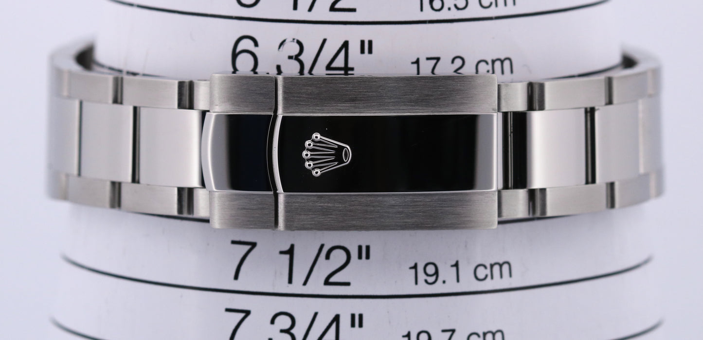 2023 PAPERS Rolex Milgauss BLACK Green Crystal 40mm Stainless 116400 GV BOX