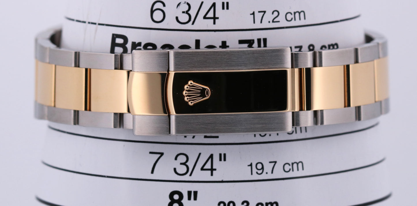 2015 PAPERS Rolex Datejust II CHAMPAGNE DIAMOND Steel 18K OYSTER 41mm 116333 BOX