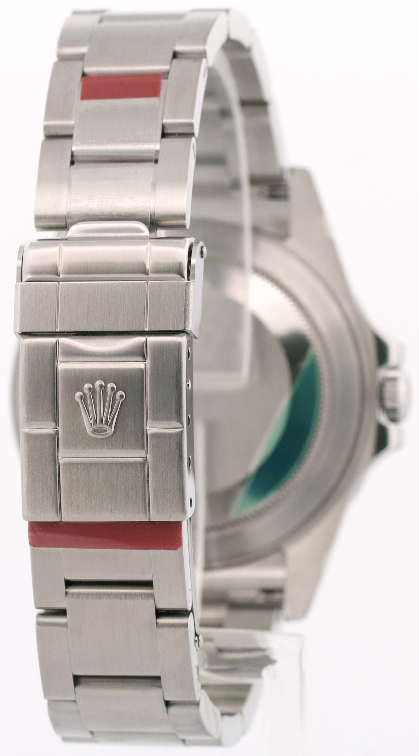 NOS STICKERED Rolex Explorer II 40mm BLACK REHAUT Steel 3186 Watch 16570 BOX