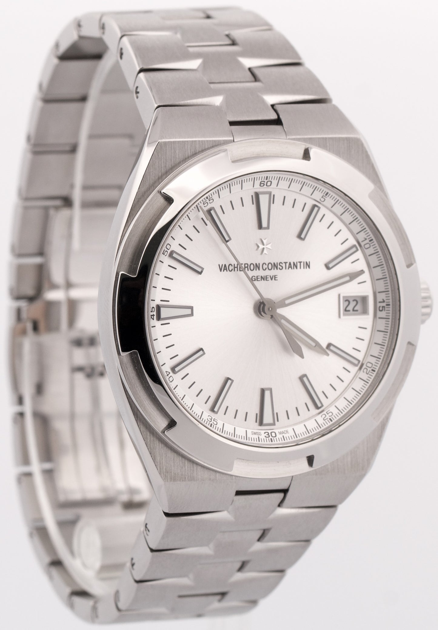 PAPERS Vacheron Constantin Overseas Steel SILVER 41mm 4500V/110A-B126 BOX