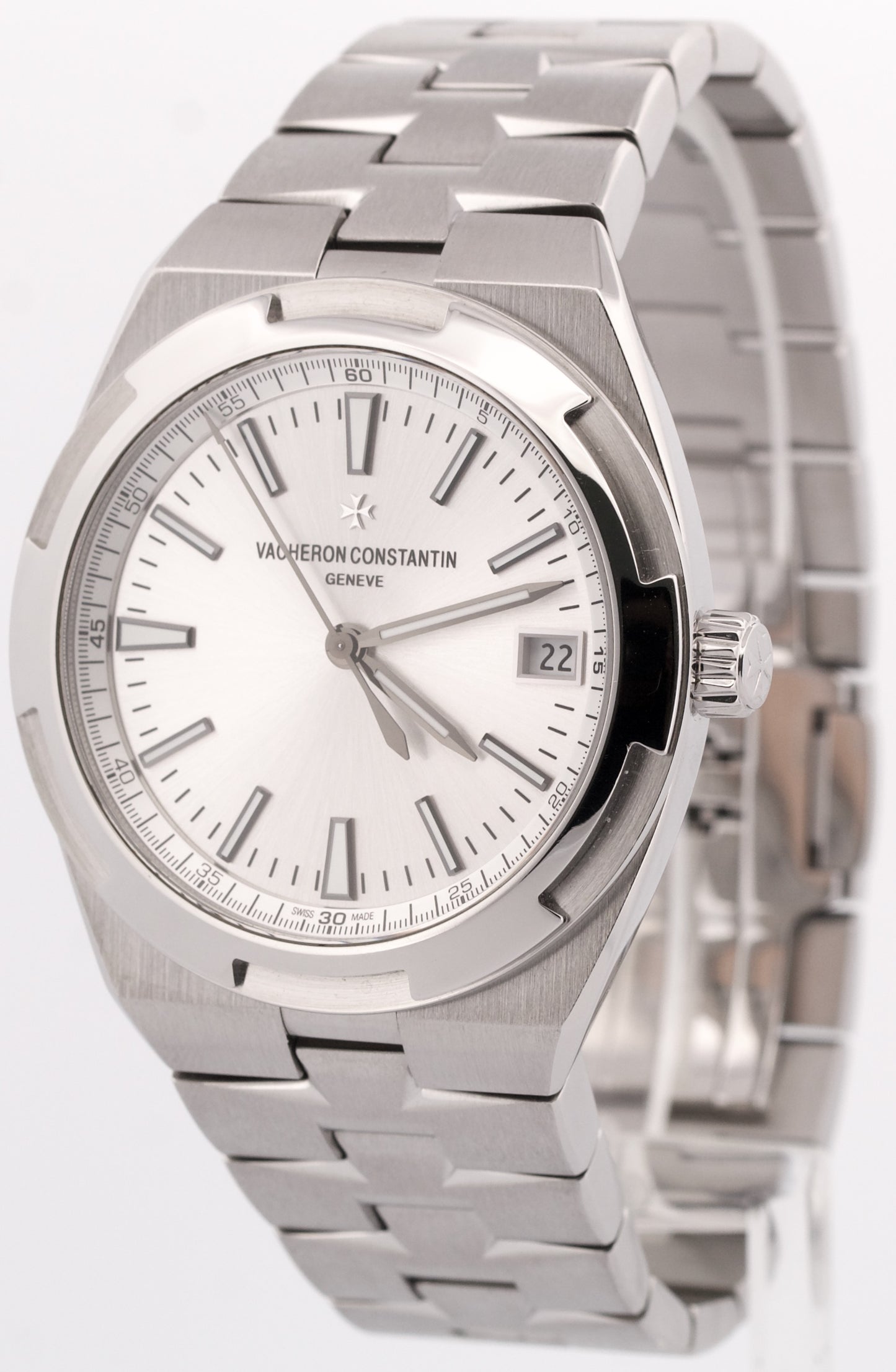 PAPERS Vacheron Constantin Overseas Steel SILVER 41mm 4500V/110A-B126 BOX