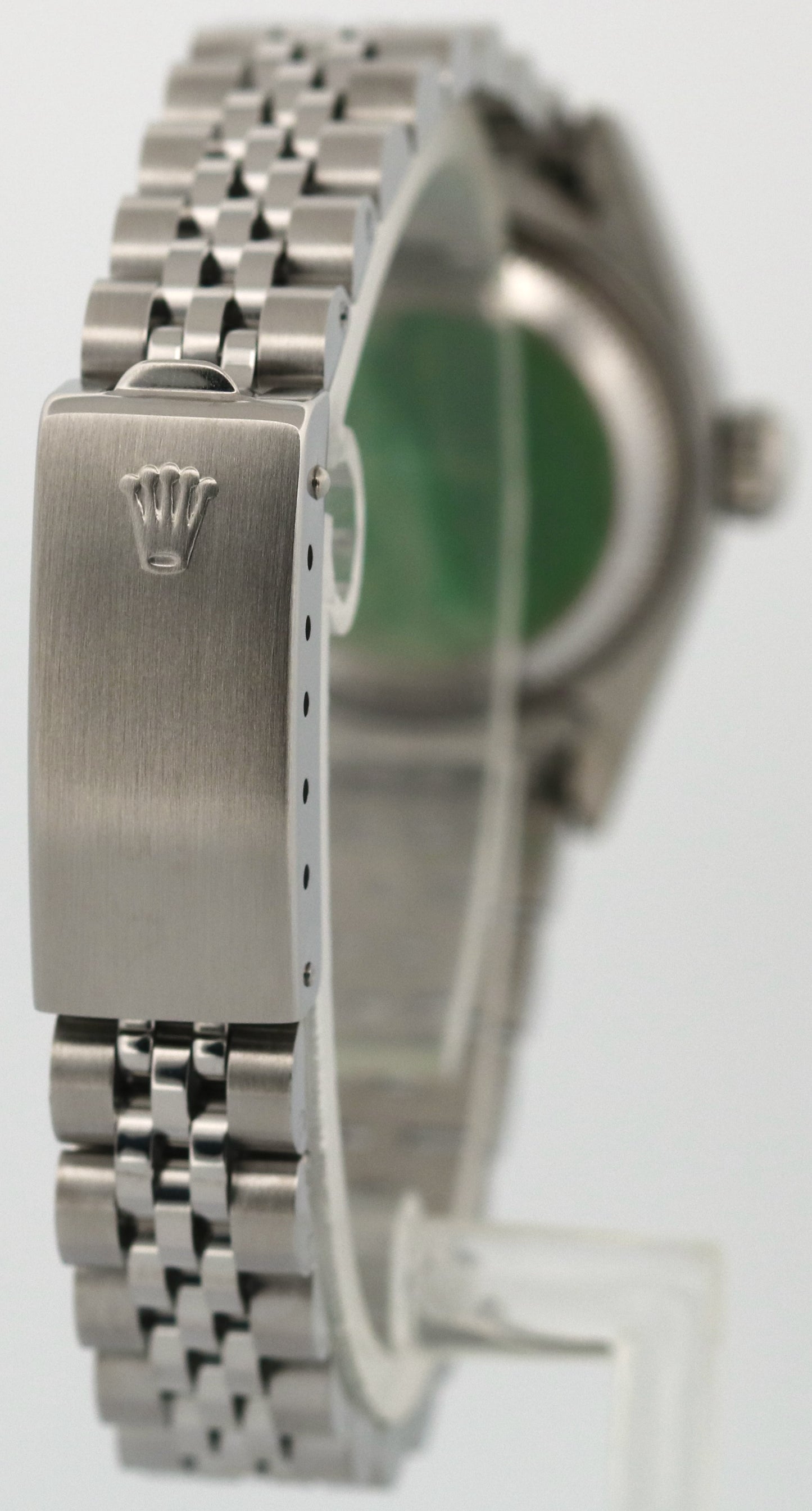 PAPERS Rolex Oyster Perpetual Date WHITE ROMAN 26mm Steel JUBILEE 69190 BOX