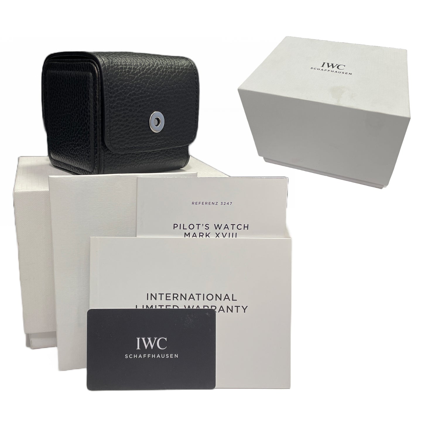 2022 IWC Pilot Mark XVIII TOP GUN SFTI Black Ceramic PAPERS 41mm IW324712 B+P