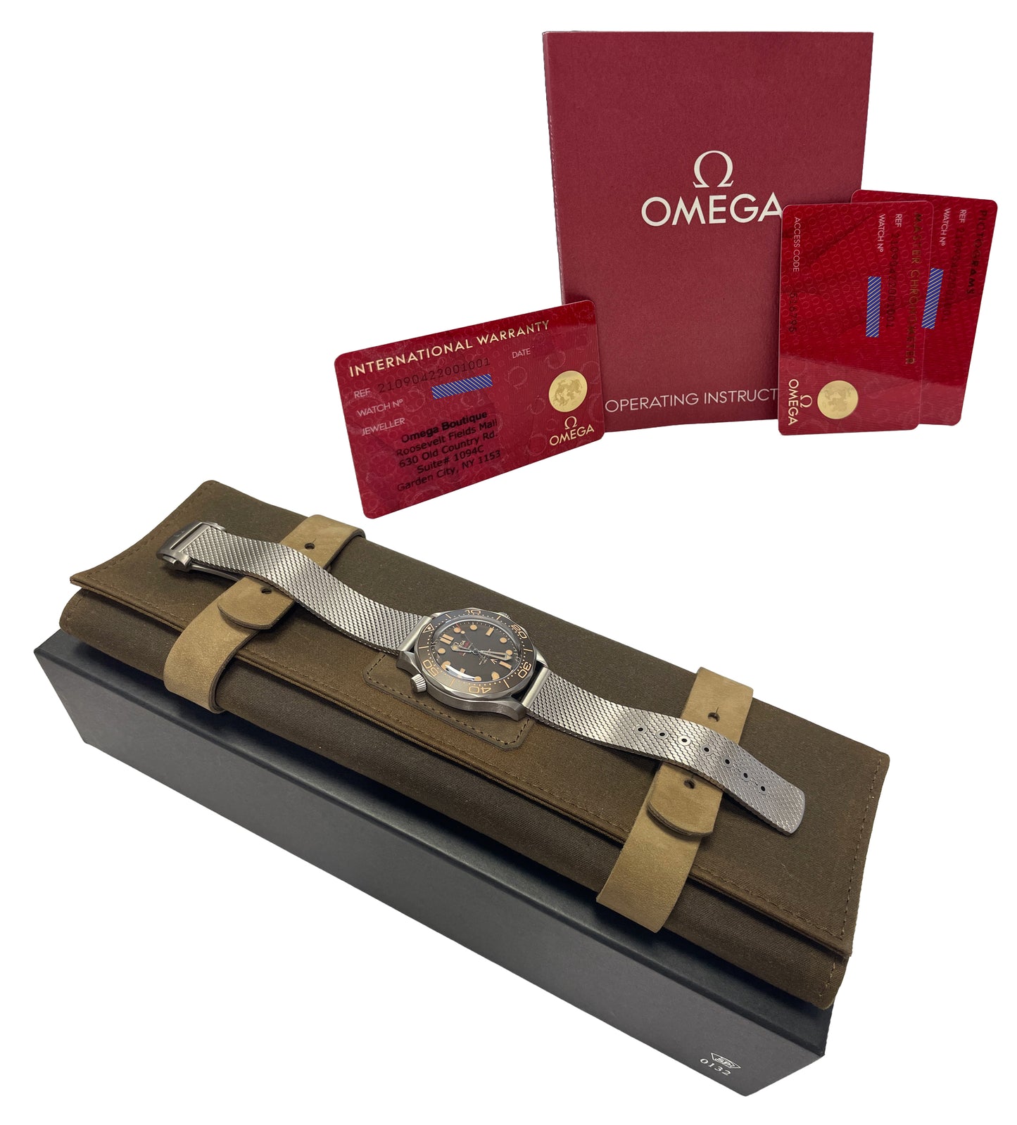 PAPERS Omega Seamaster NO TIME TO DIE 42mm Titanium 007 210.90.42.20.01.001 BOX