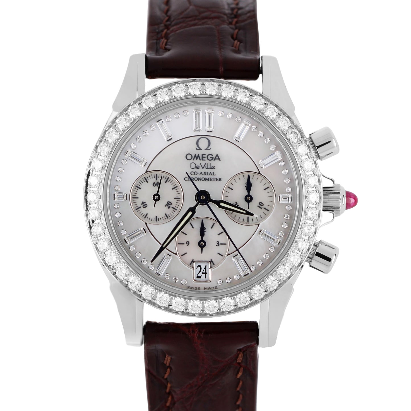 Omega, mega De Ville, De Ville, Omega Mother of Pearl, Mother of Pearl, Omega DIAMOND, Mother of Pearl DIAMOND, 4874.75.36, 48747536, Omega 4874.75.36, Omega 48747536