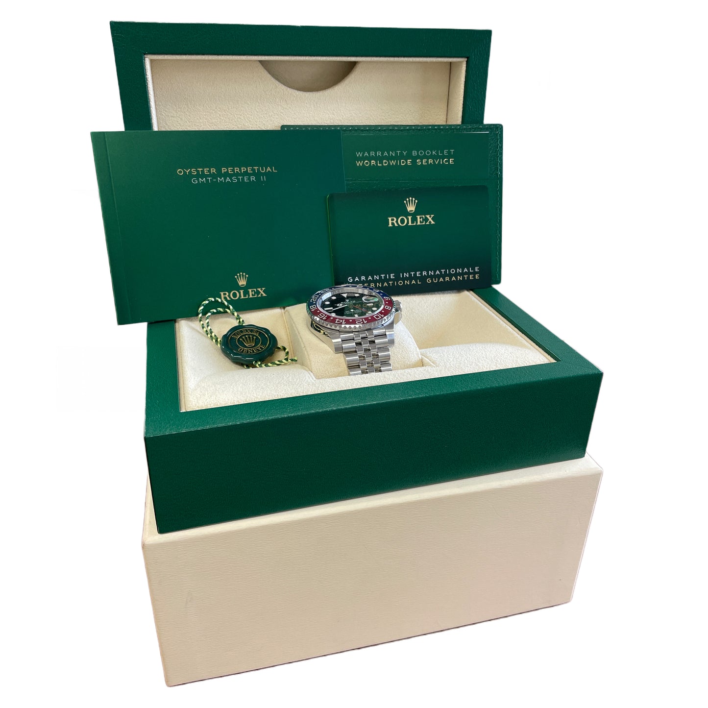 UNWORN NOV 2023 PAPERS Rolex GMT-Master II PEPSI JUBILEE 40mm 126710 BLRO BOX