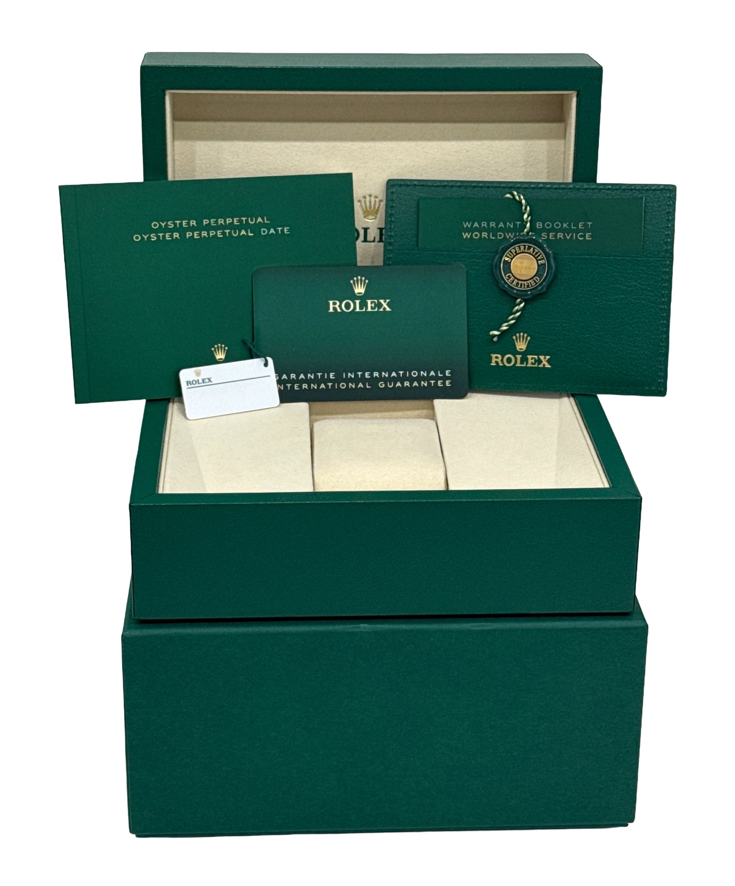 NEW AUG 2025 PAPERS Rolex Oyster Perpetual PISTACHIO Green 31mm 277200 Watch BOX