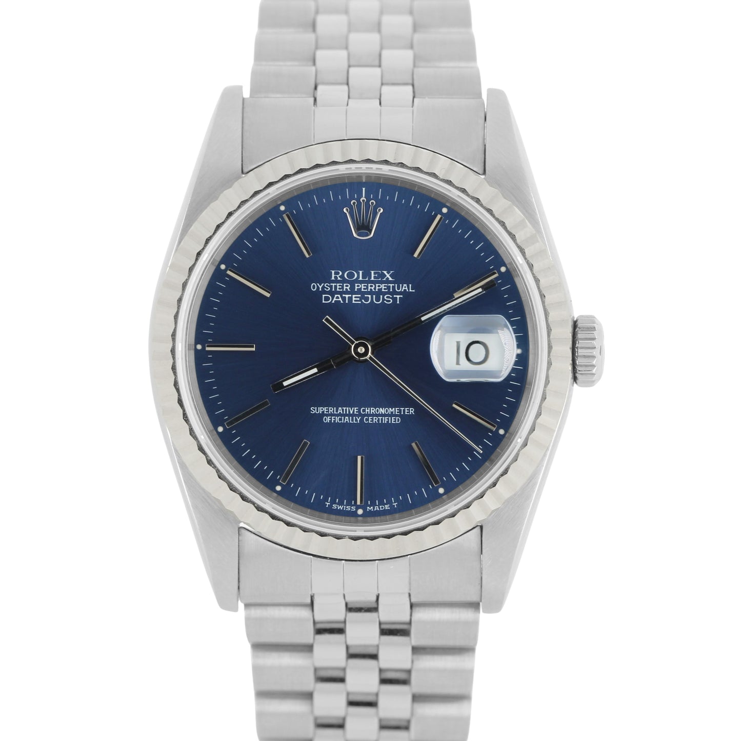 Rolex, Rolex Datejust, Rolex Fluted, Fluted, Rolex Jubilee, Jubilee, Rolex Blue Datejust, Blue Datejust, Rolex 16234, 16234